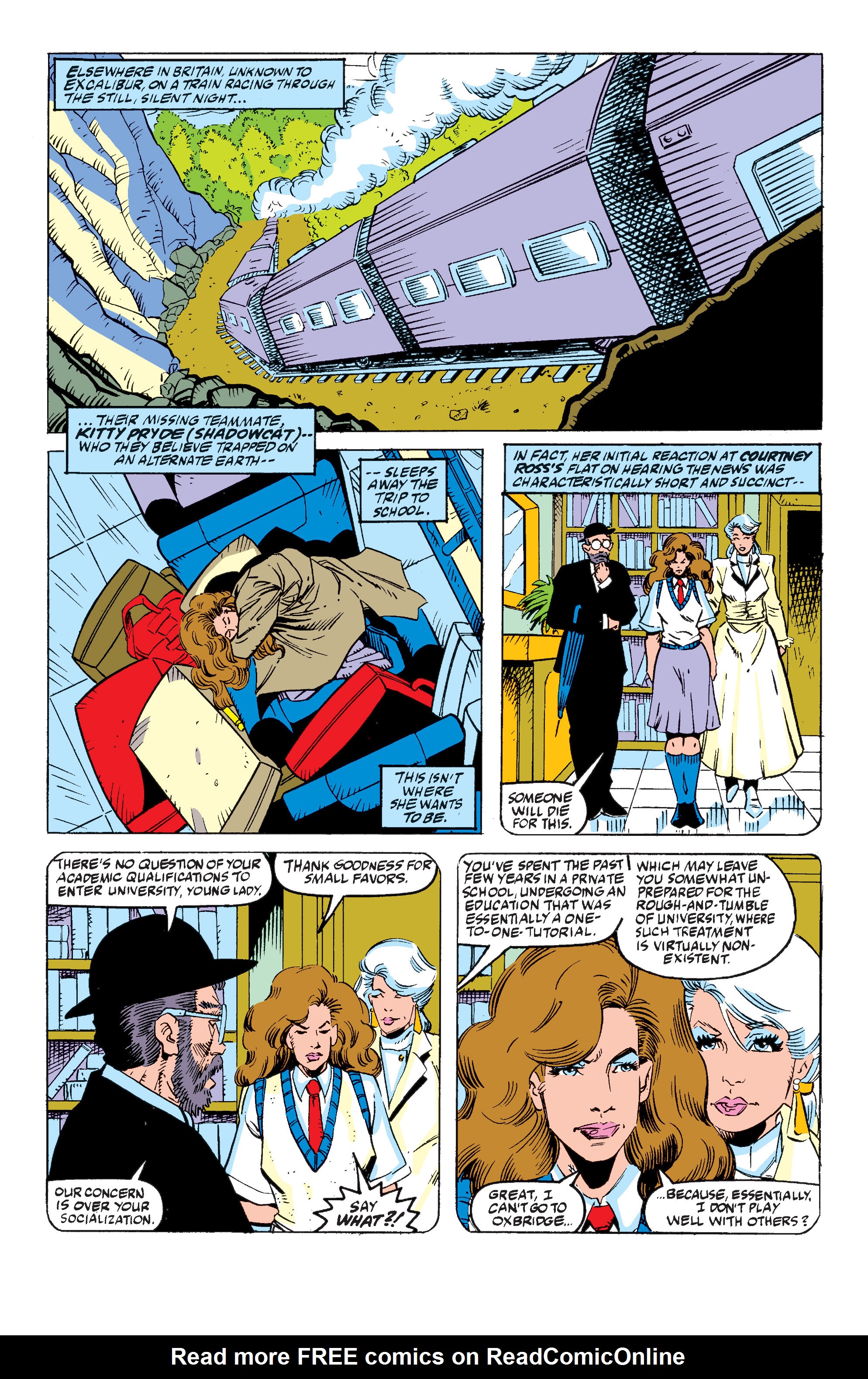 Read online Excalibur (1988) comic -  Issue #25 - 23