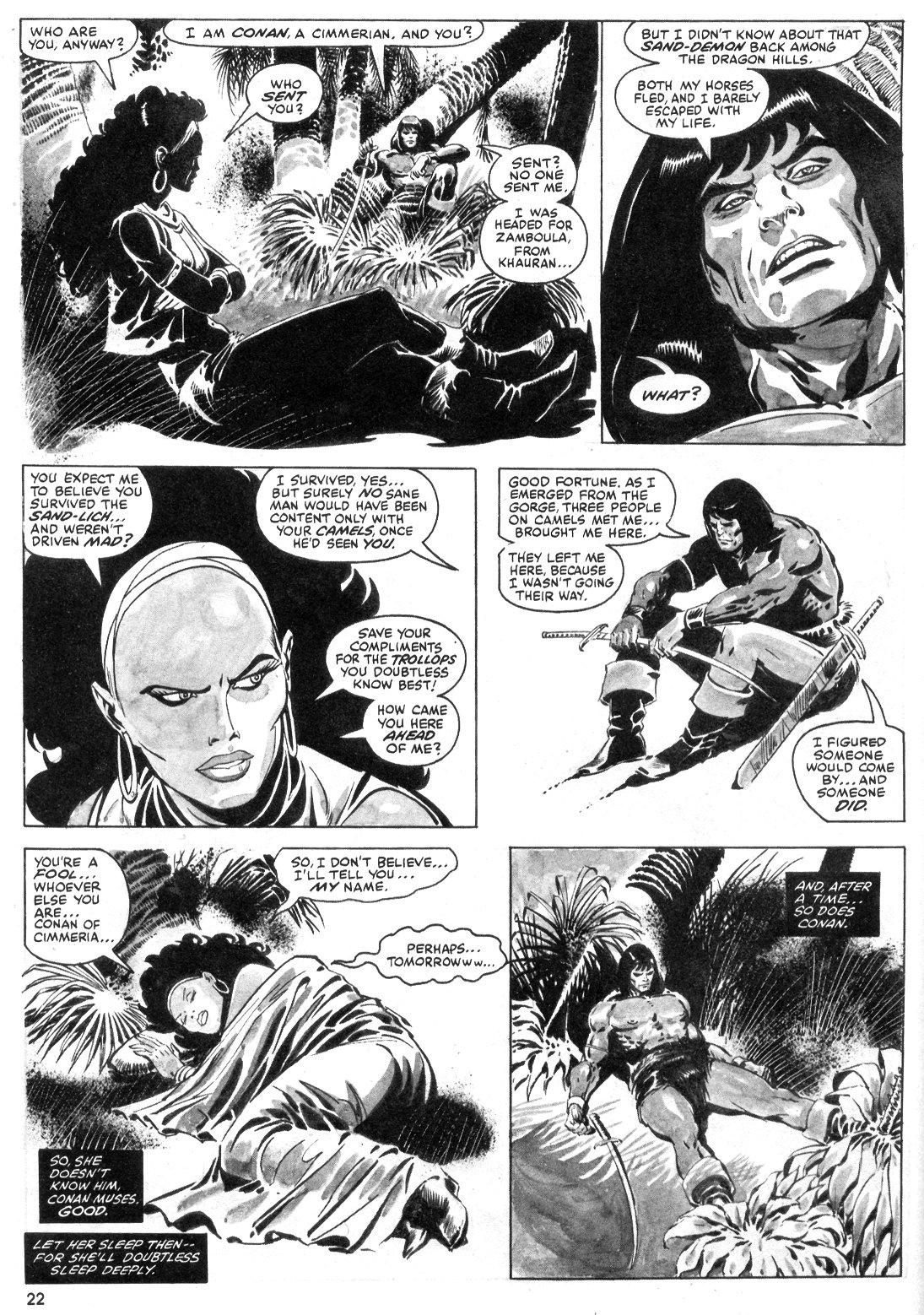 Read online The Savage Sword Of Conan comic -  Issue #55 - 22