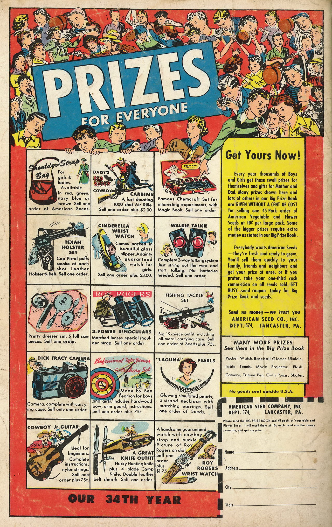 Read online Famous Funnies comic -  Issue #199 - 36