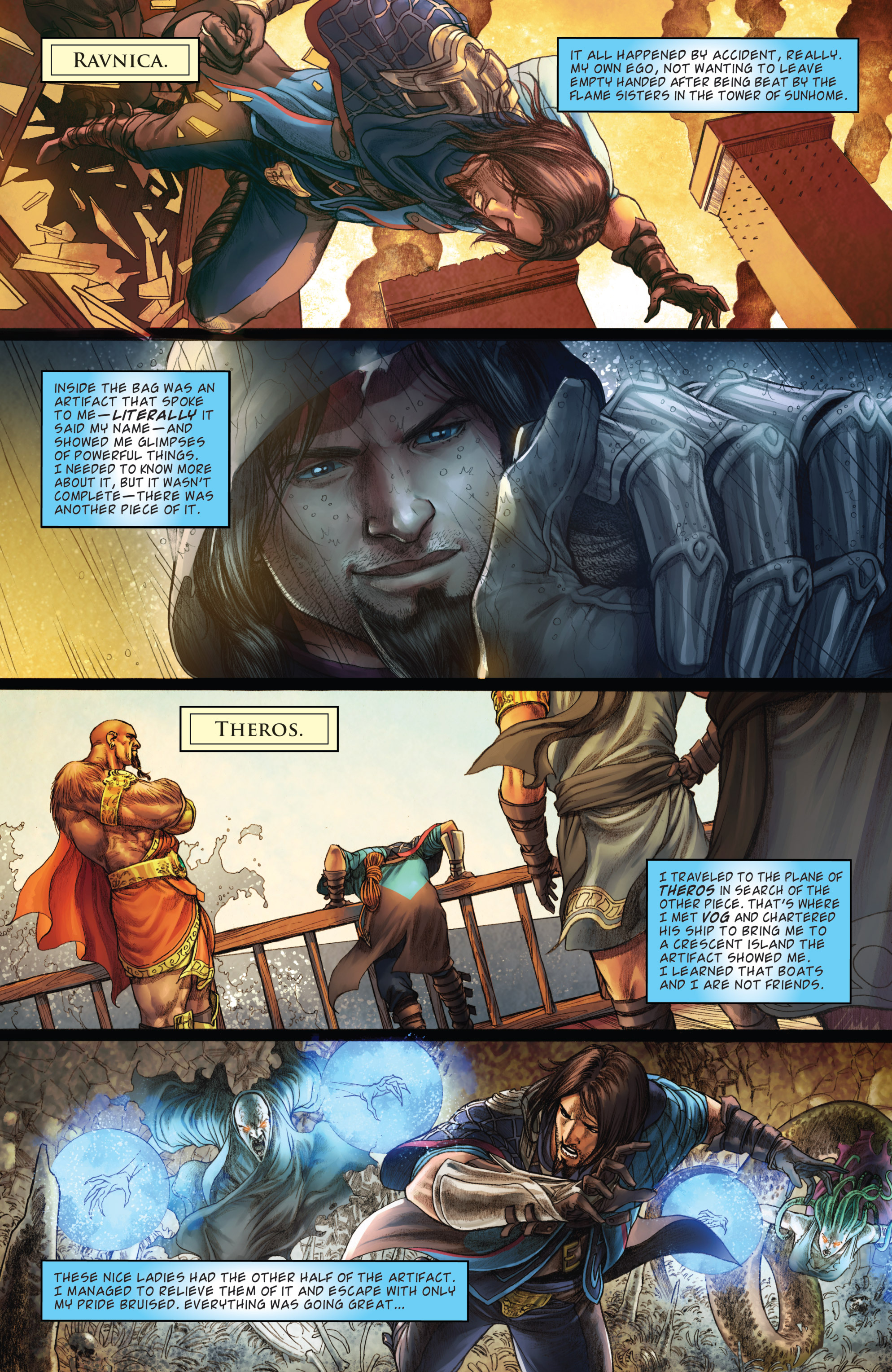 Read online Magic: The Gathering - Theros comic -  Issue #3 - 3