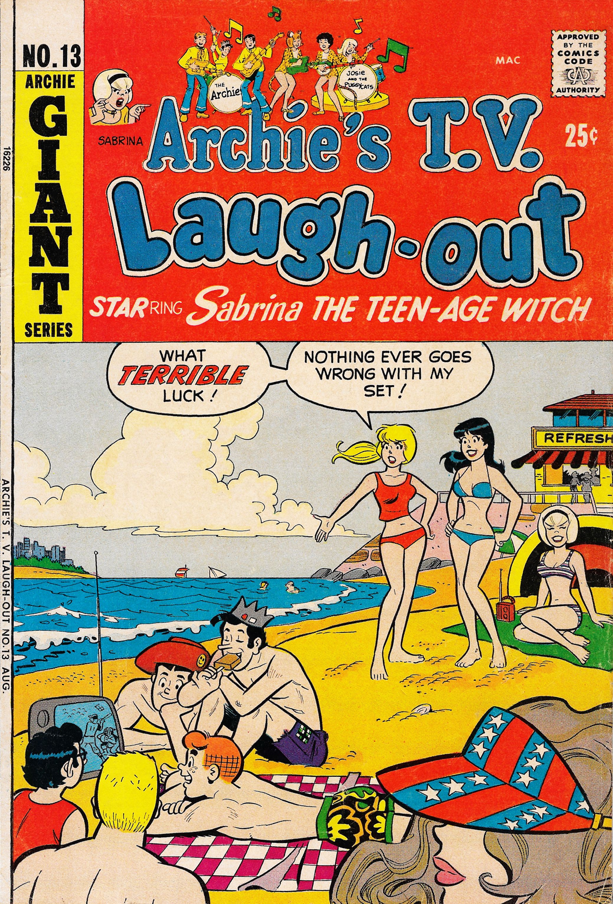 Read online Archie's TV Laugh-Out comic -  Issue #13 - 1
