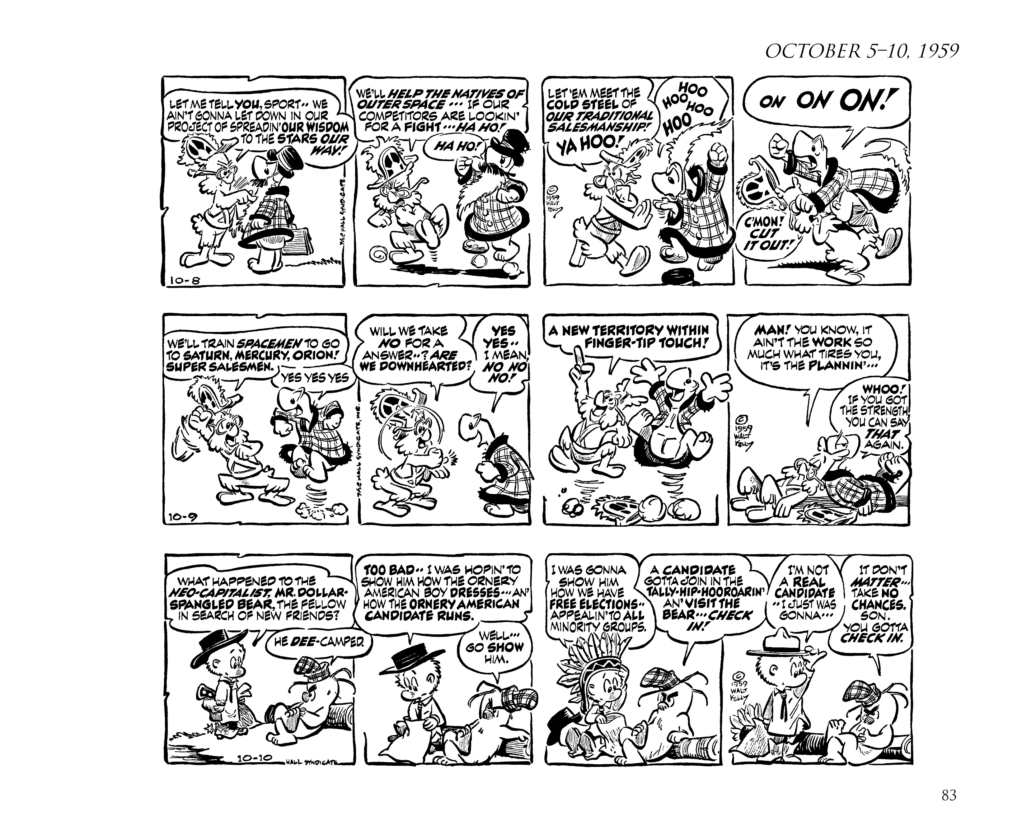 Read online Pogo by Walt Kelly: The Complete Syndicated Comic Strips comic -  Issue # TPB 6 (Part 1) - 93
