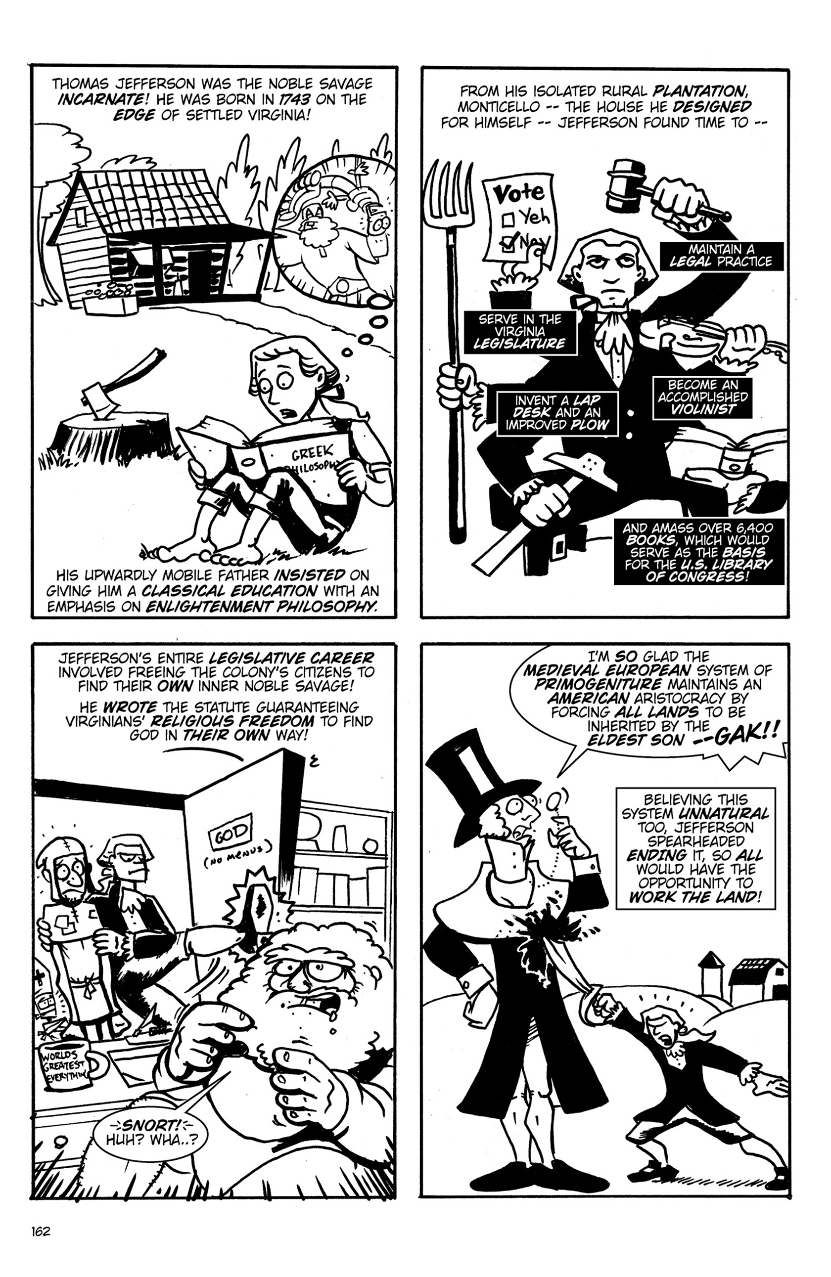 Read online Action Philosophers! comic -  Issue #Action Philosophers! TPB (Part 1) - 160