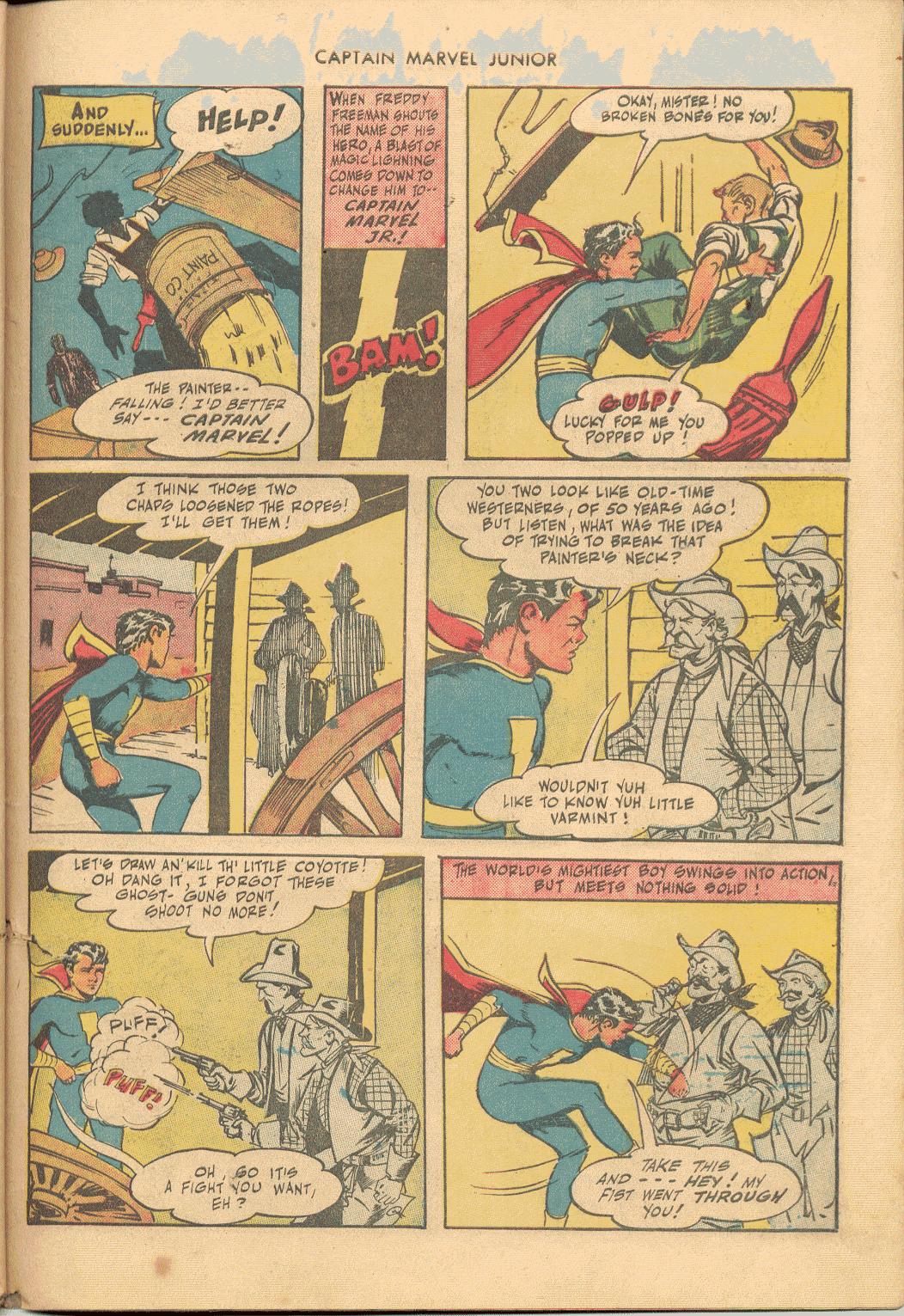 Read online Captain Marvel, Jr. comic -  Issue #38 - 40