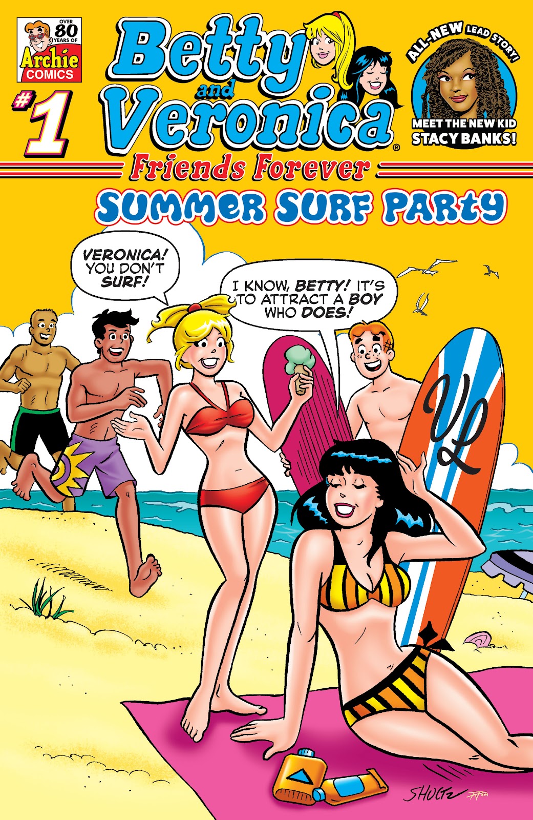 Betty and Veronica Friends Forever: Summer Surf Party issue Full - Page 1
