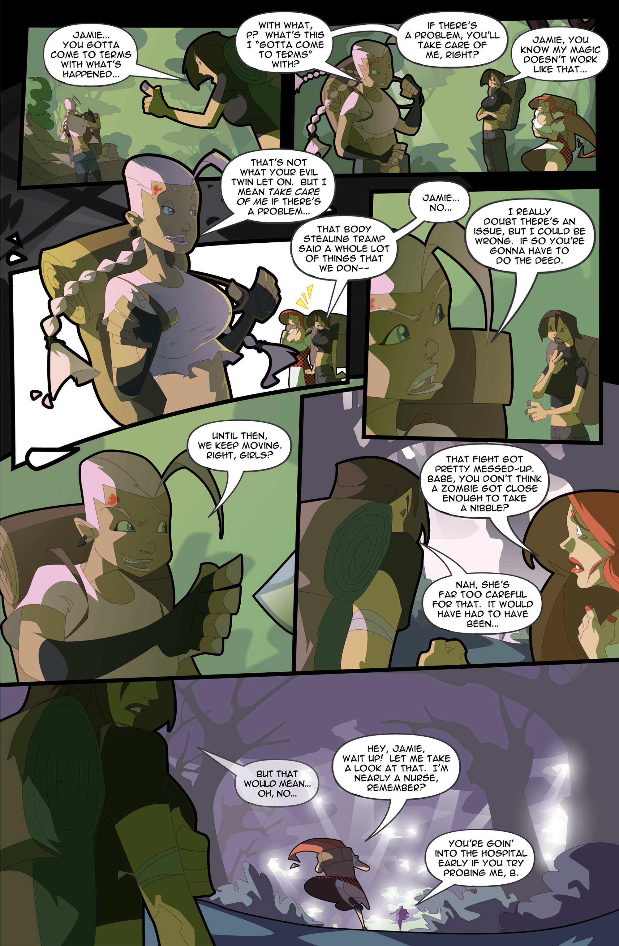 Read online Chaos Campus: Sorority Girls Vs. Zombies comic -  Issue #19 - 5