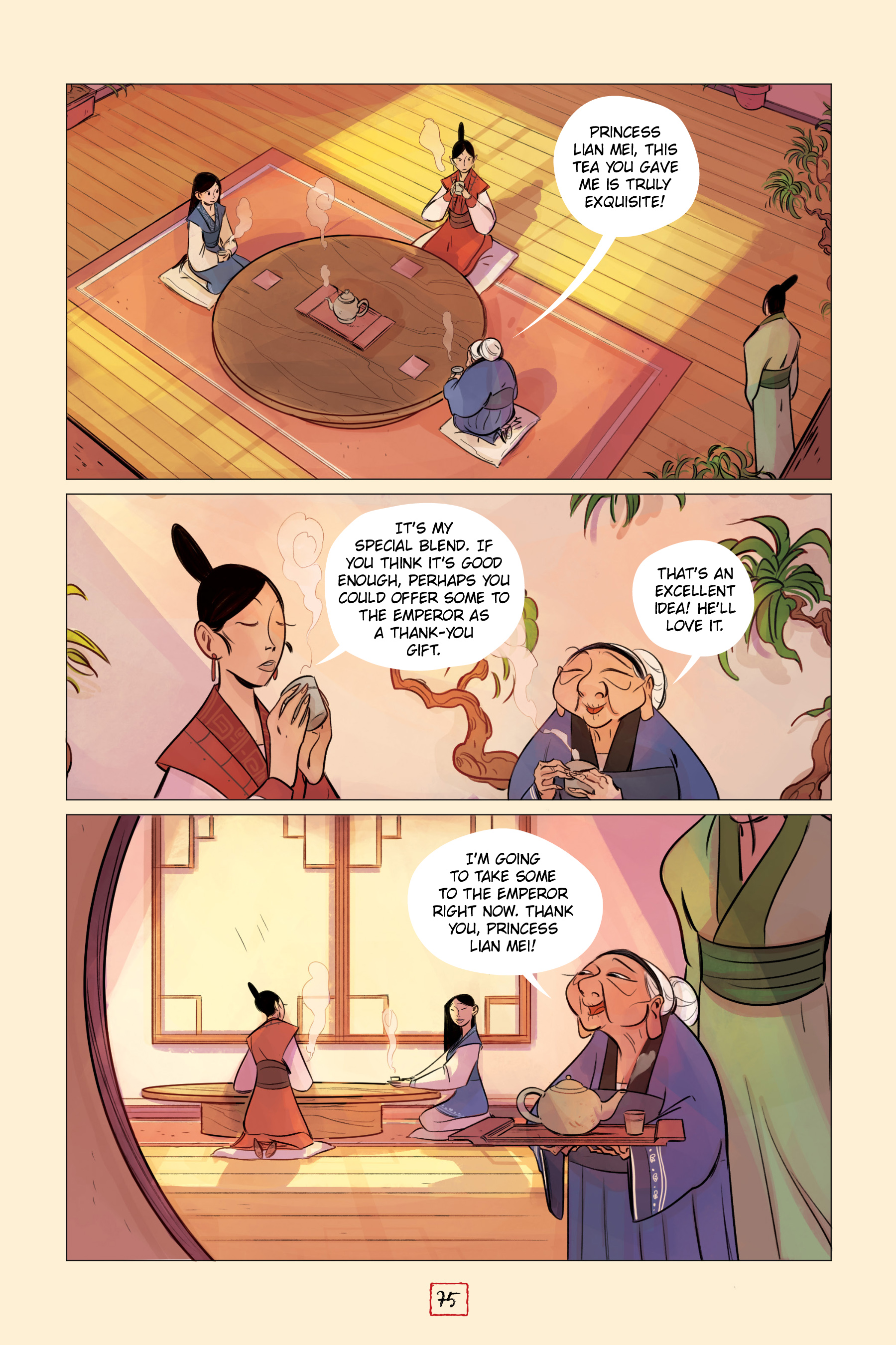 Read online Disney Mulan's Adventure Journal: The Palace of Secrets comic -  Issue # TPB - 74