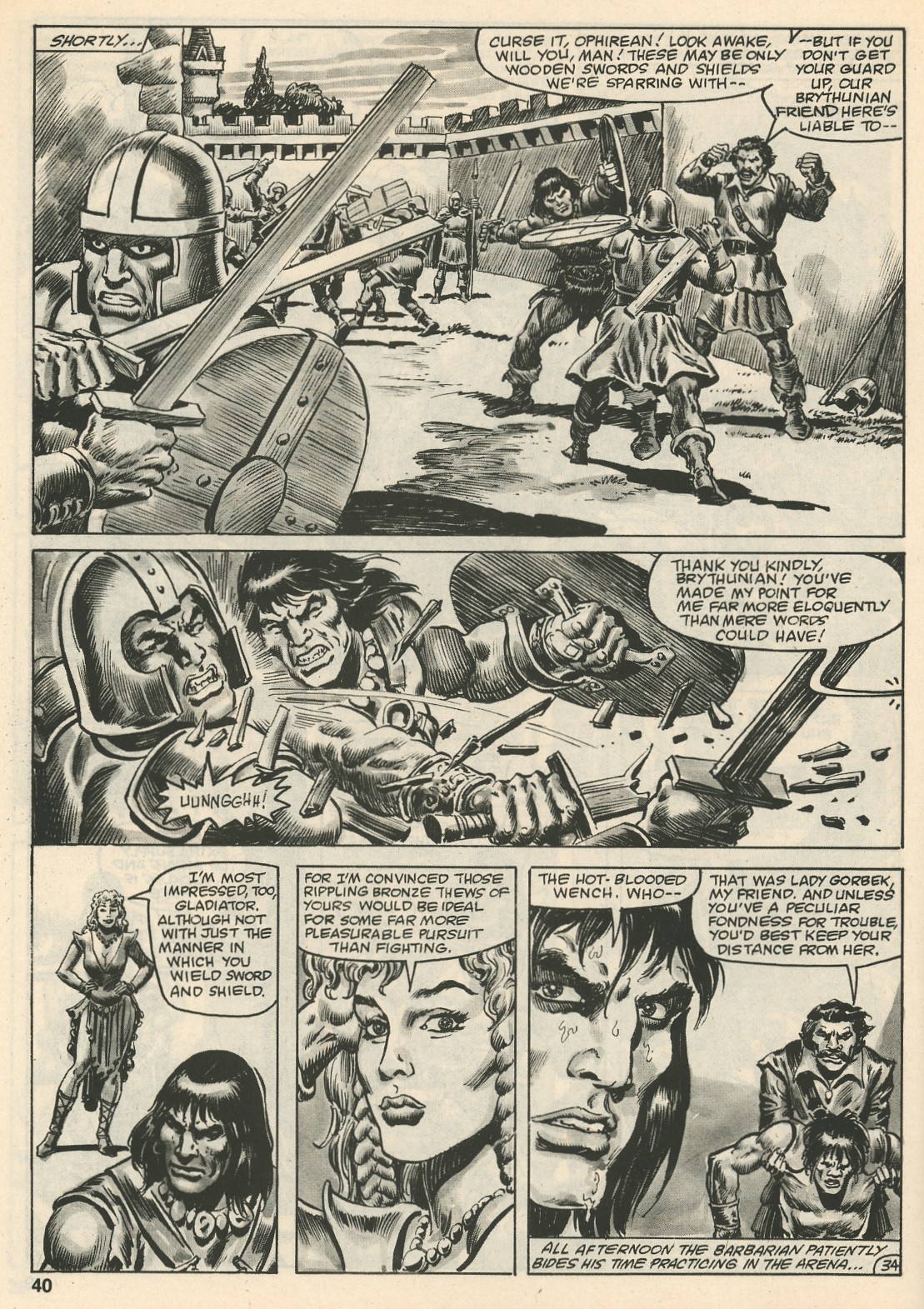 Read online The Savage Sword Of Conan comic -  Issue #108 - 40