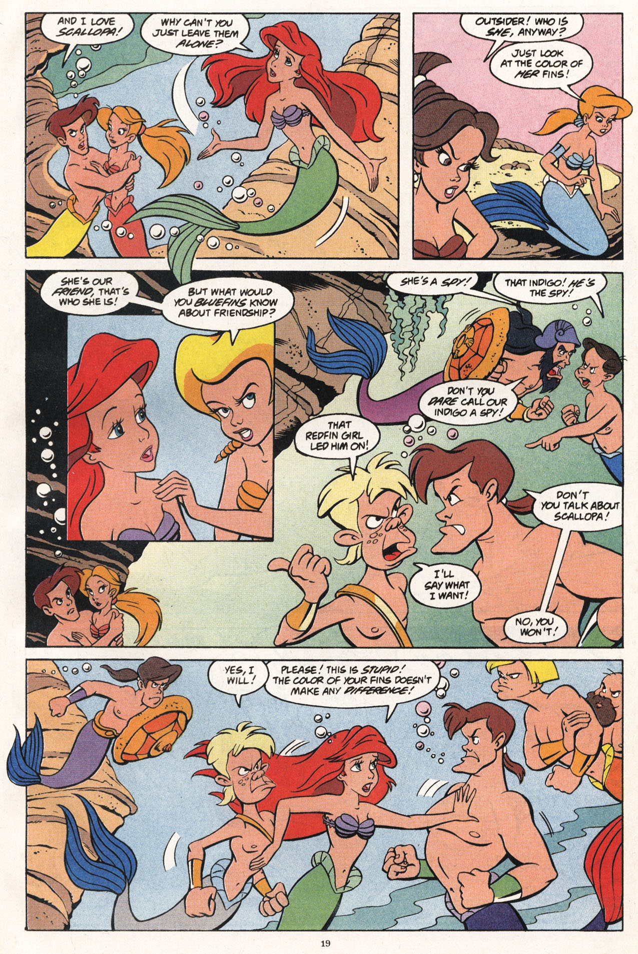 Read online Disney's The Little Mermaid comic -  Issue #4 - 21