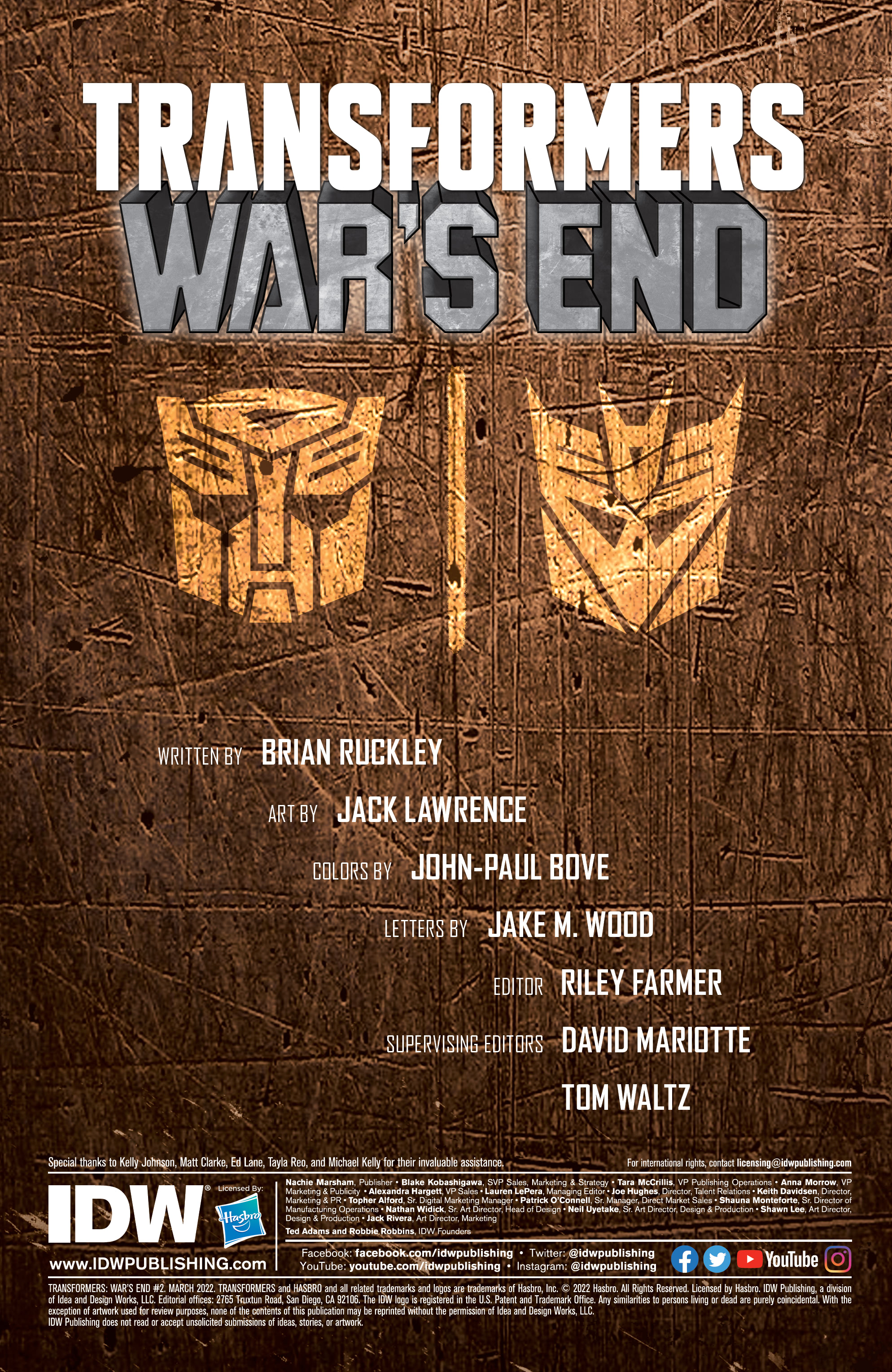 Read online Transformers: War’s End comic -  Issue #2 - 2