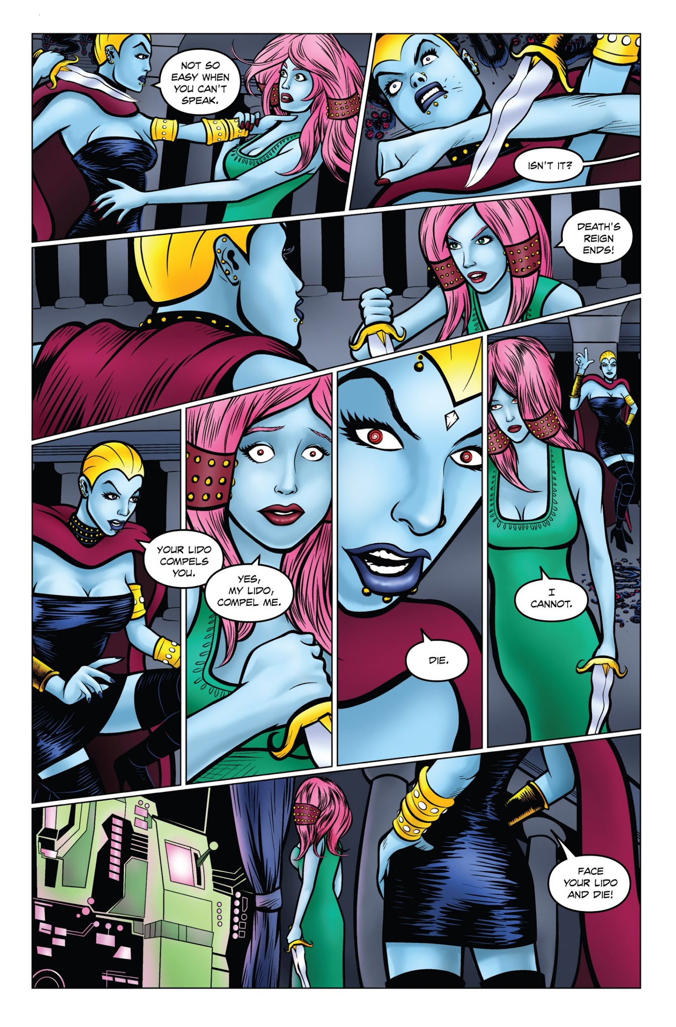 Read online Space Women Beyond the Stratosphere comic -  Issue # TPB - 90