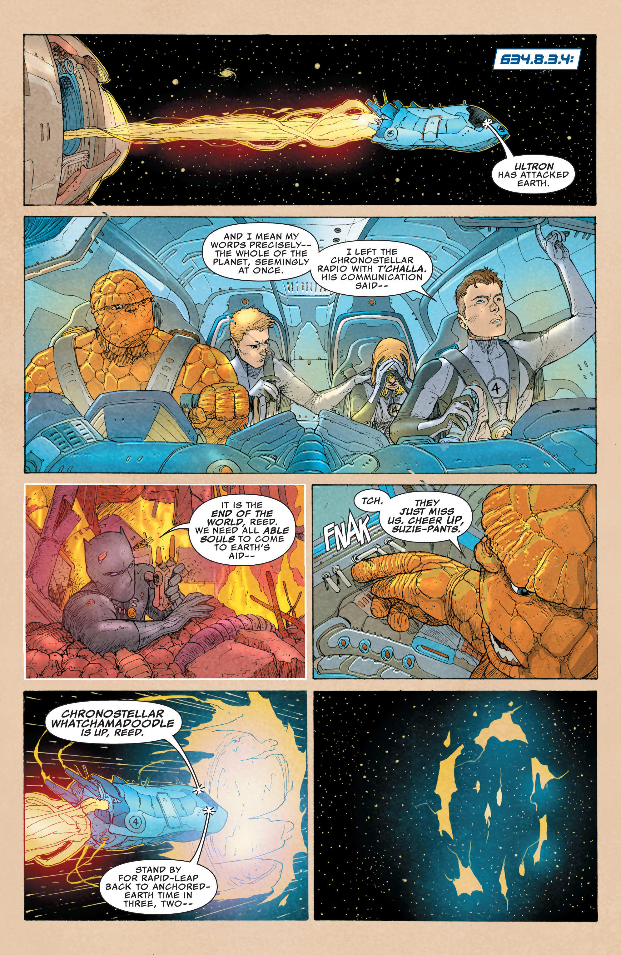 Read online Fantastic Four (2013) comic -  Issue #5AU - 5