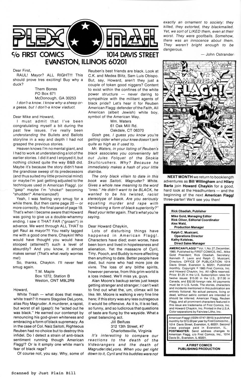 Read online American Flagg! comic -  Issue #27 - 2