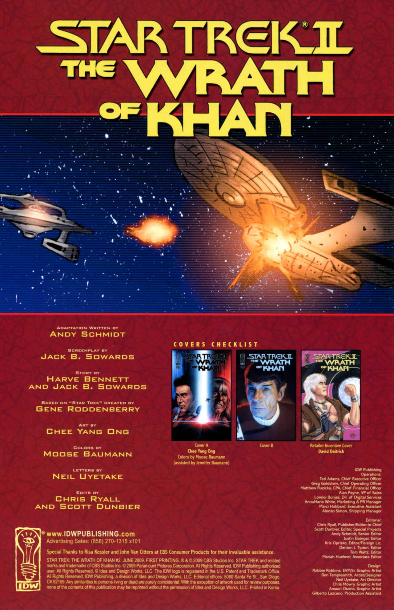 Read online Star Trek II: The Wrath of Khan comic -  Issue #2 - 3