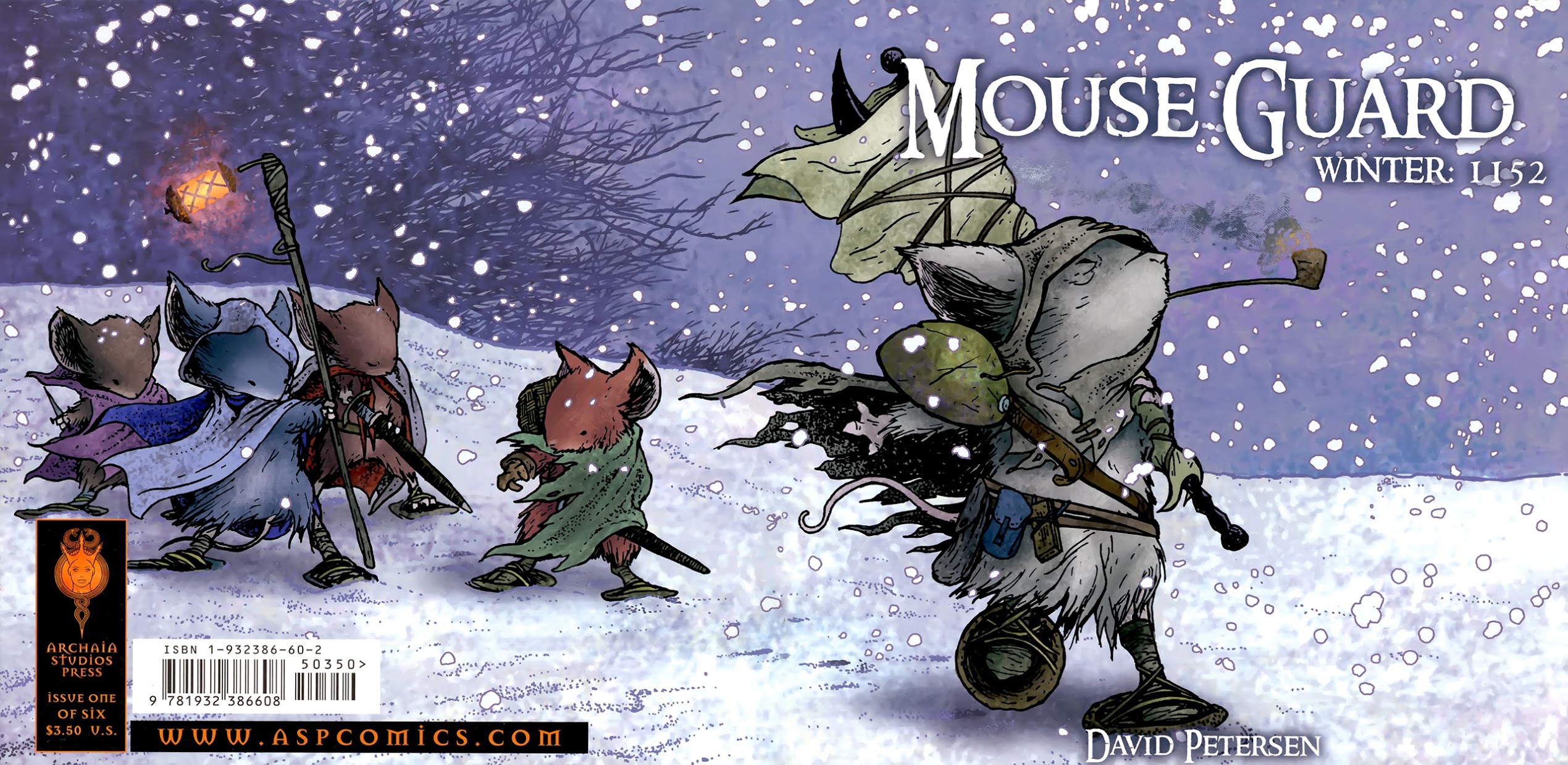 Read online Mouse Guard: Winter 1152 comic -  Issue #1 - 1