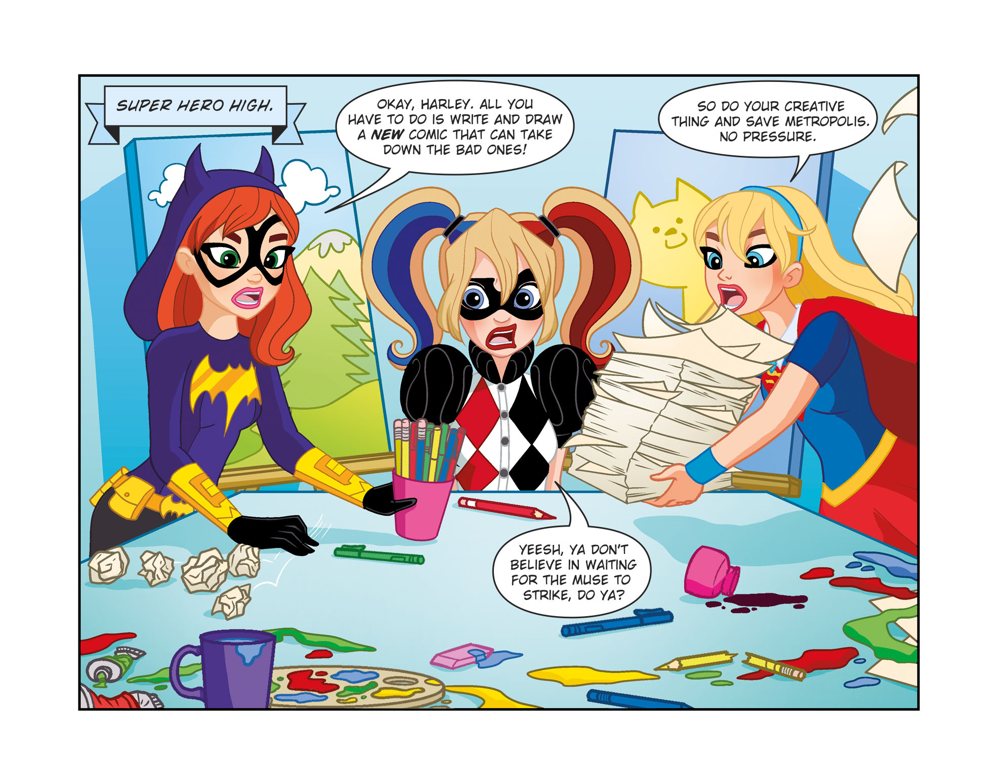 Read online DC Super Hero Girls: Out of the Bottle comic -  Issue #7 - 12