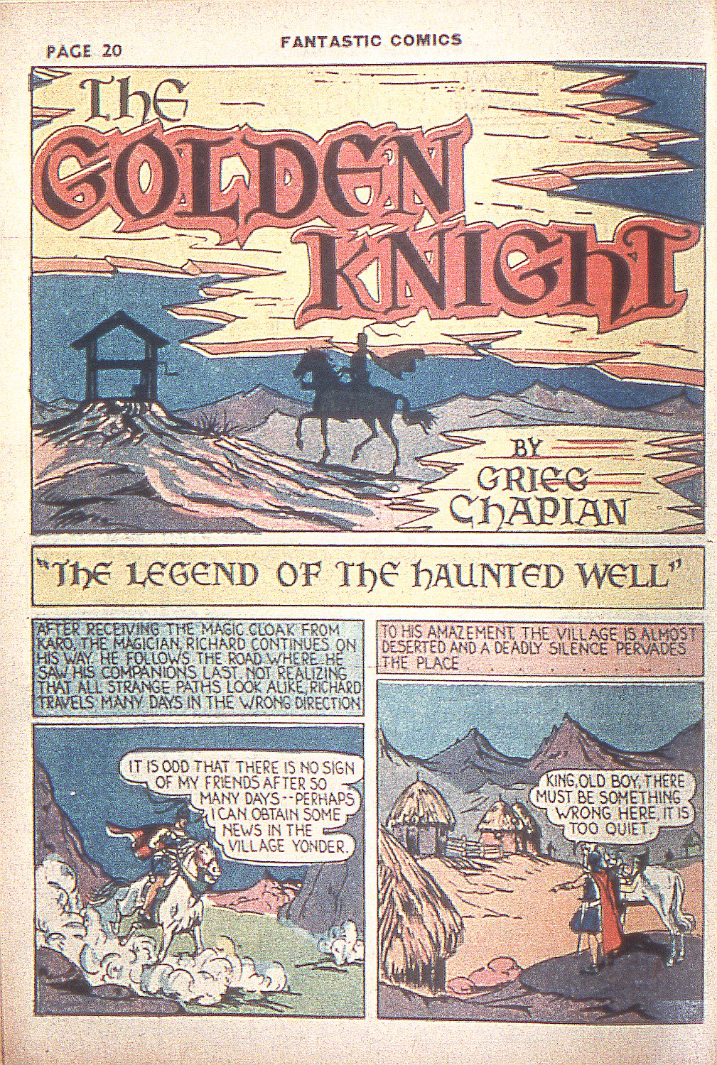 Read online Fantastic Comics comic -  Issue #4 - 22