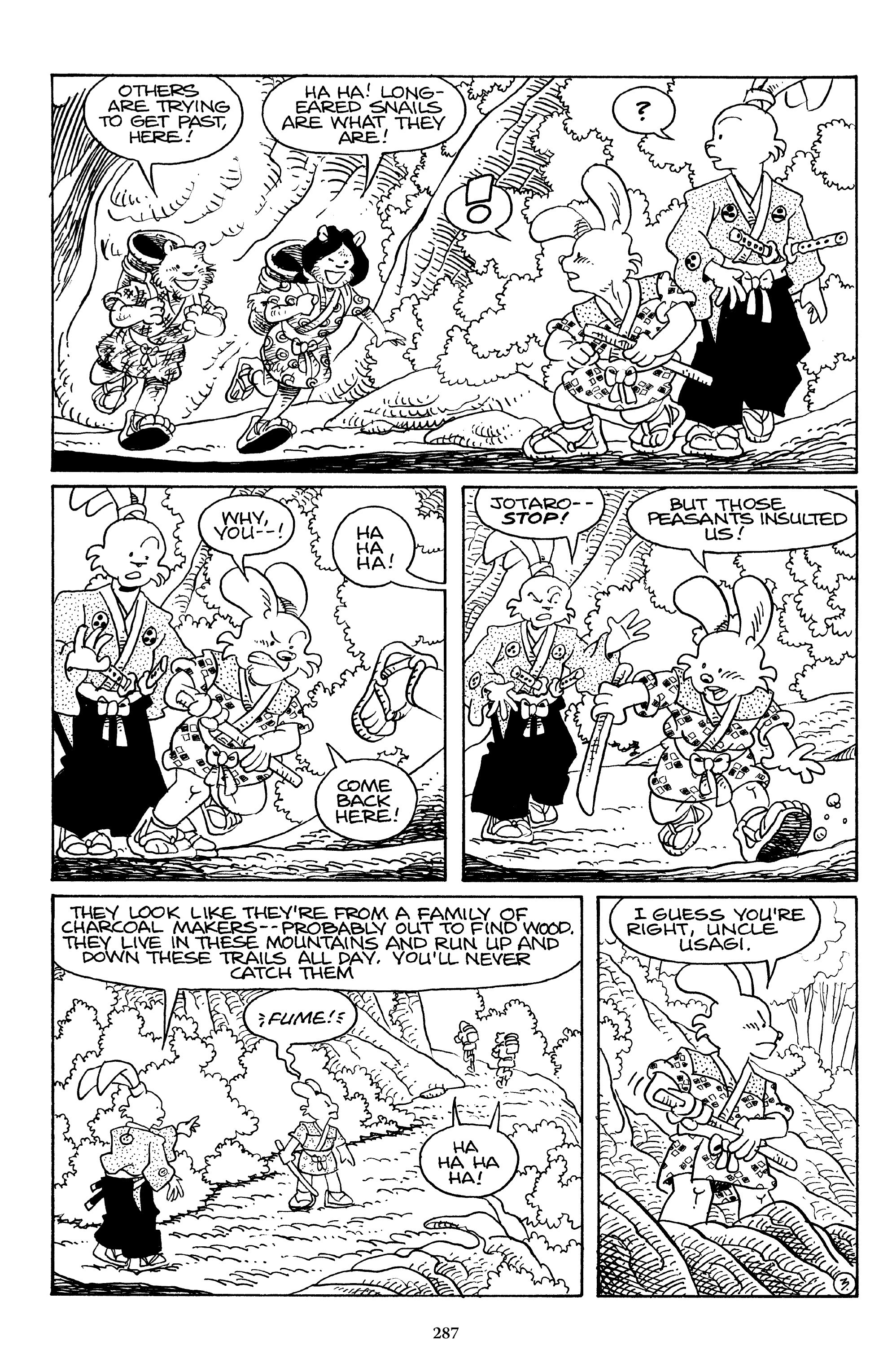 Read online The Usagi Yojimbo Saga comic -  Issue # TPB 4 - 284