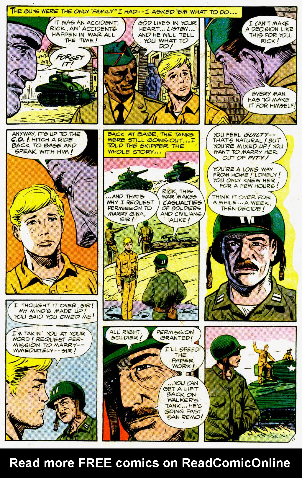 Read online G.I. Combat (1952) comic -  Issue #255 - 14