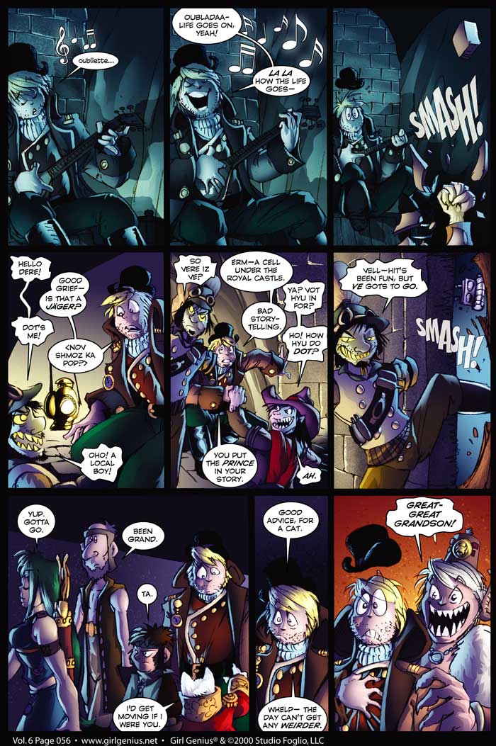 Read online Girl Genius (2002) comic -  Issue #6 - 57