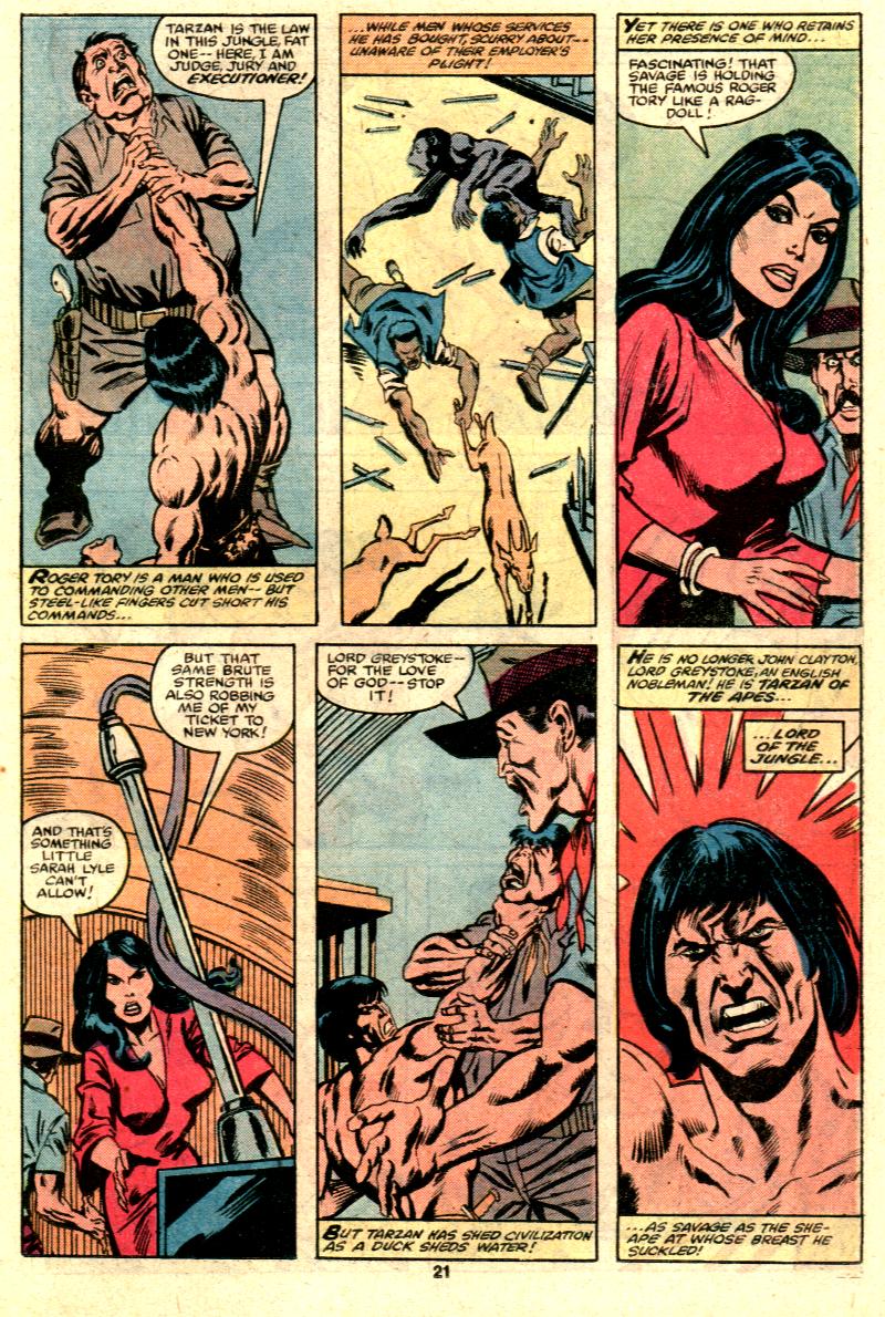 Read online Tarzan (1977) comic -  Issue #25 - 12