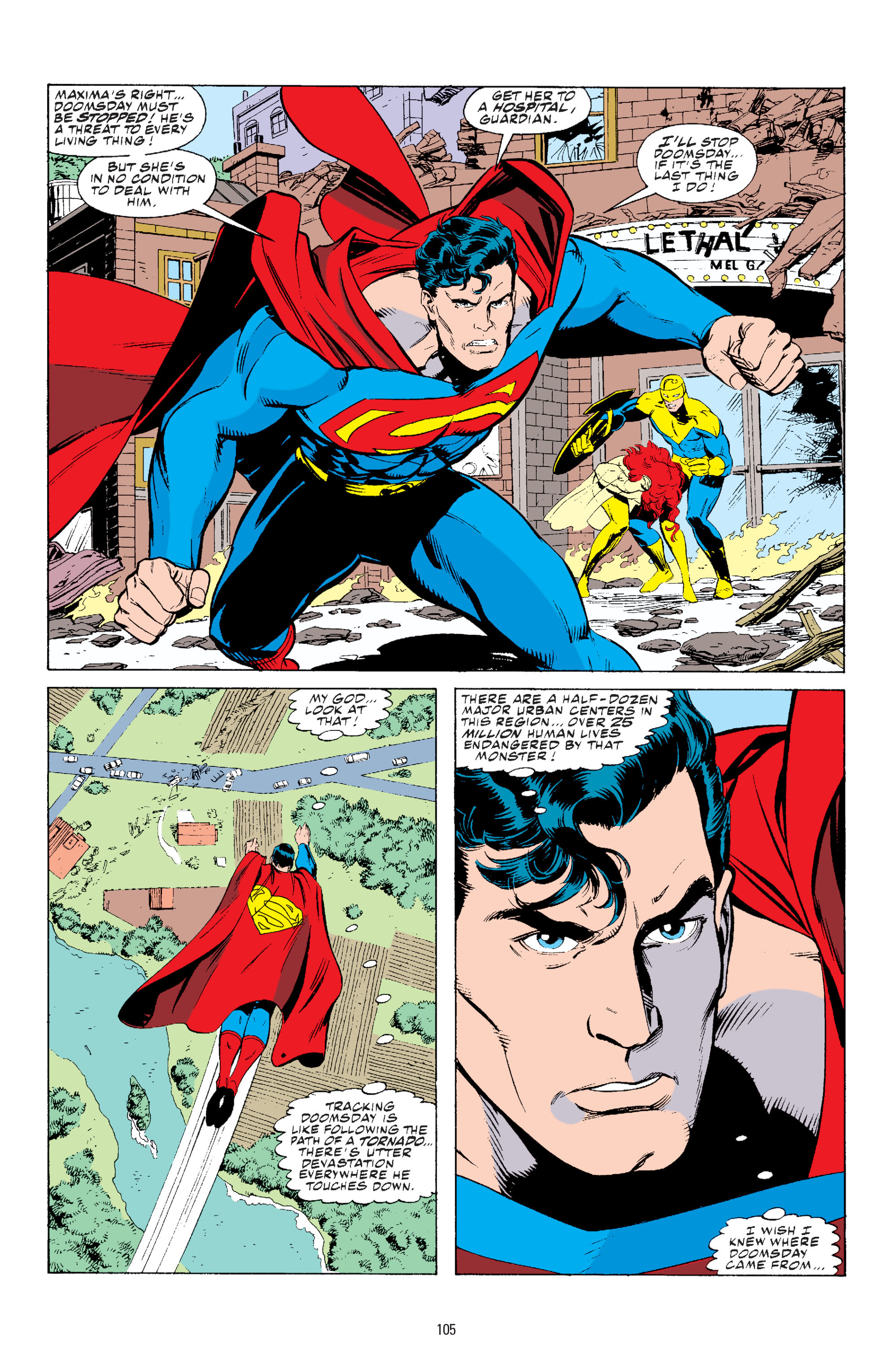 Read online Superman: The Death and Return of Superman Omnibus comic -  Issue # TPB (Part 1) - 97