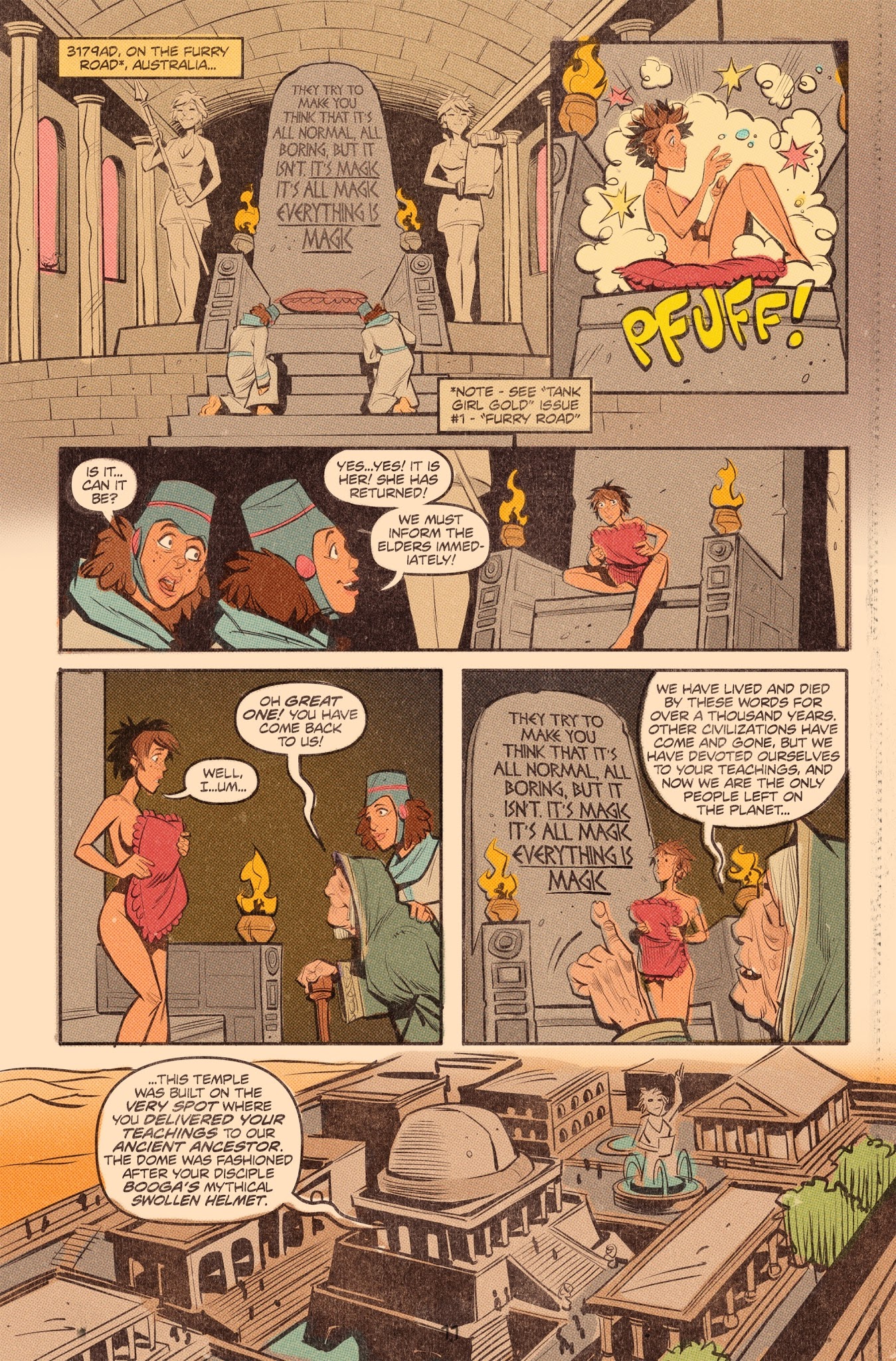 Read online Tank Girl: World War Tank Girl comic -  Issue #4 - 10