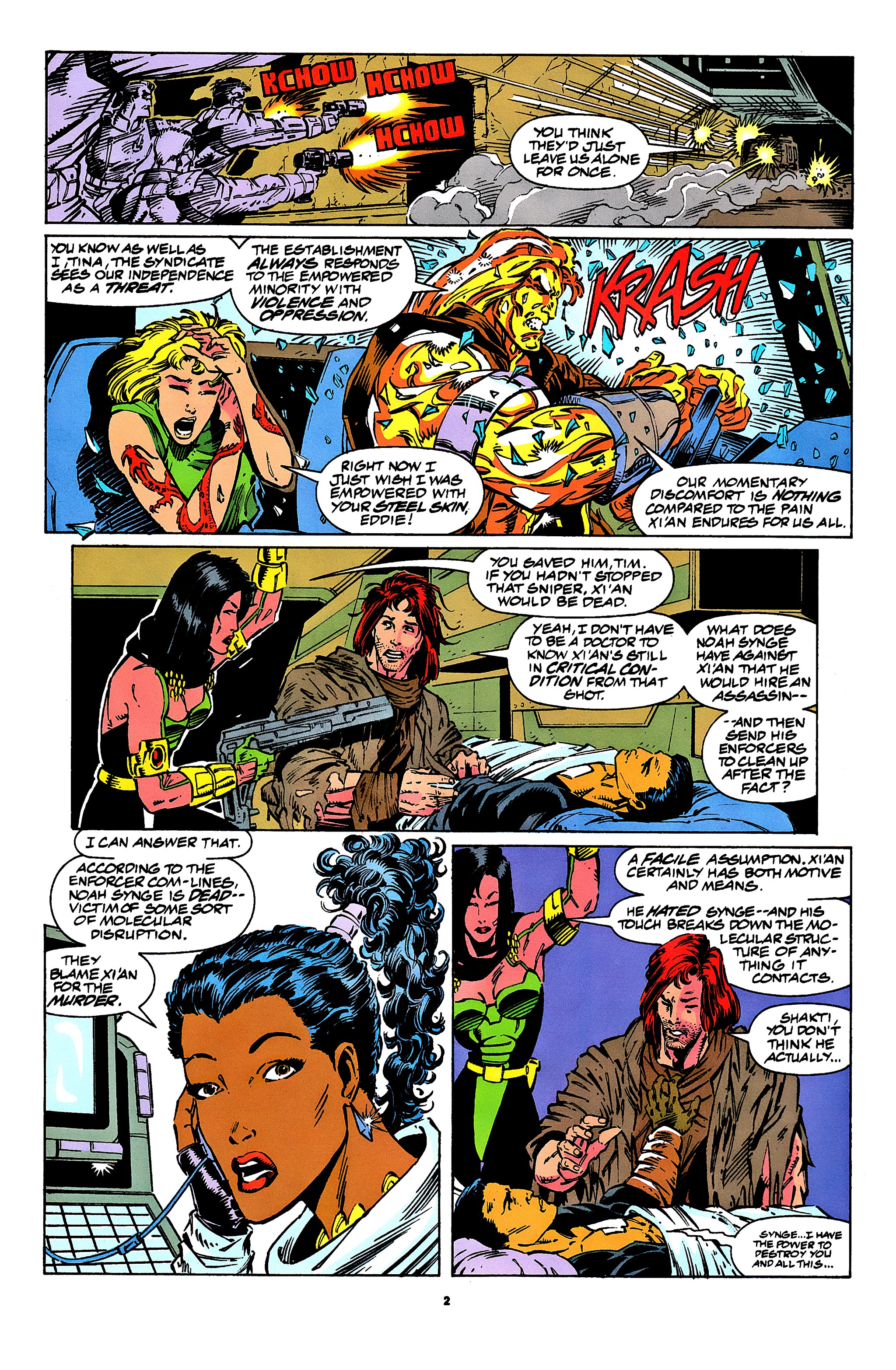 Read online X-Men 2099 comic -  Issue #2 - 4