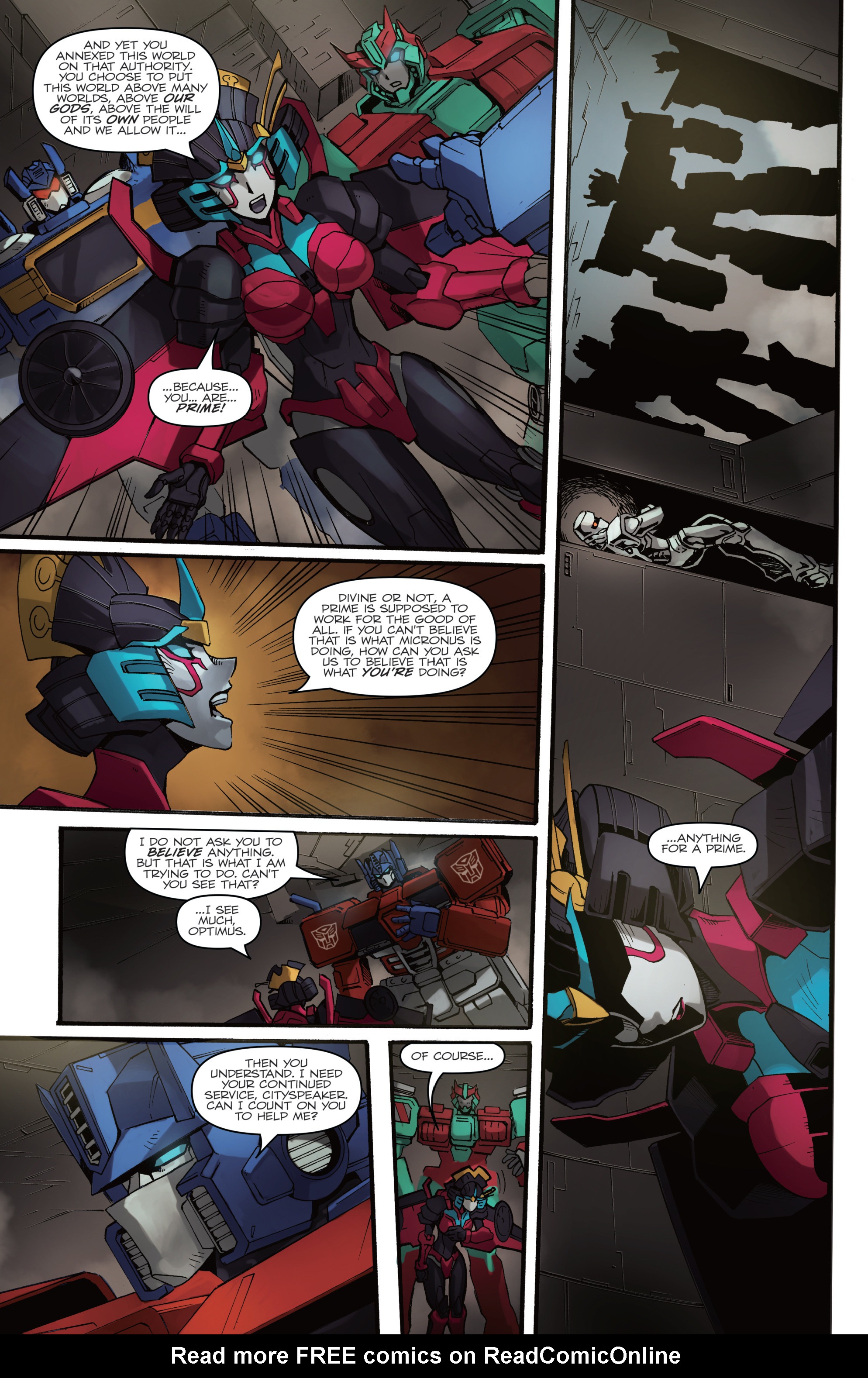 Read online The Transformers Till All Are One: Revolution comic -  Issue # Full - 24