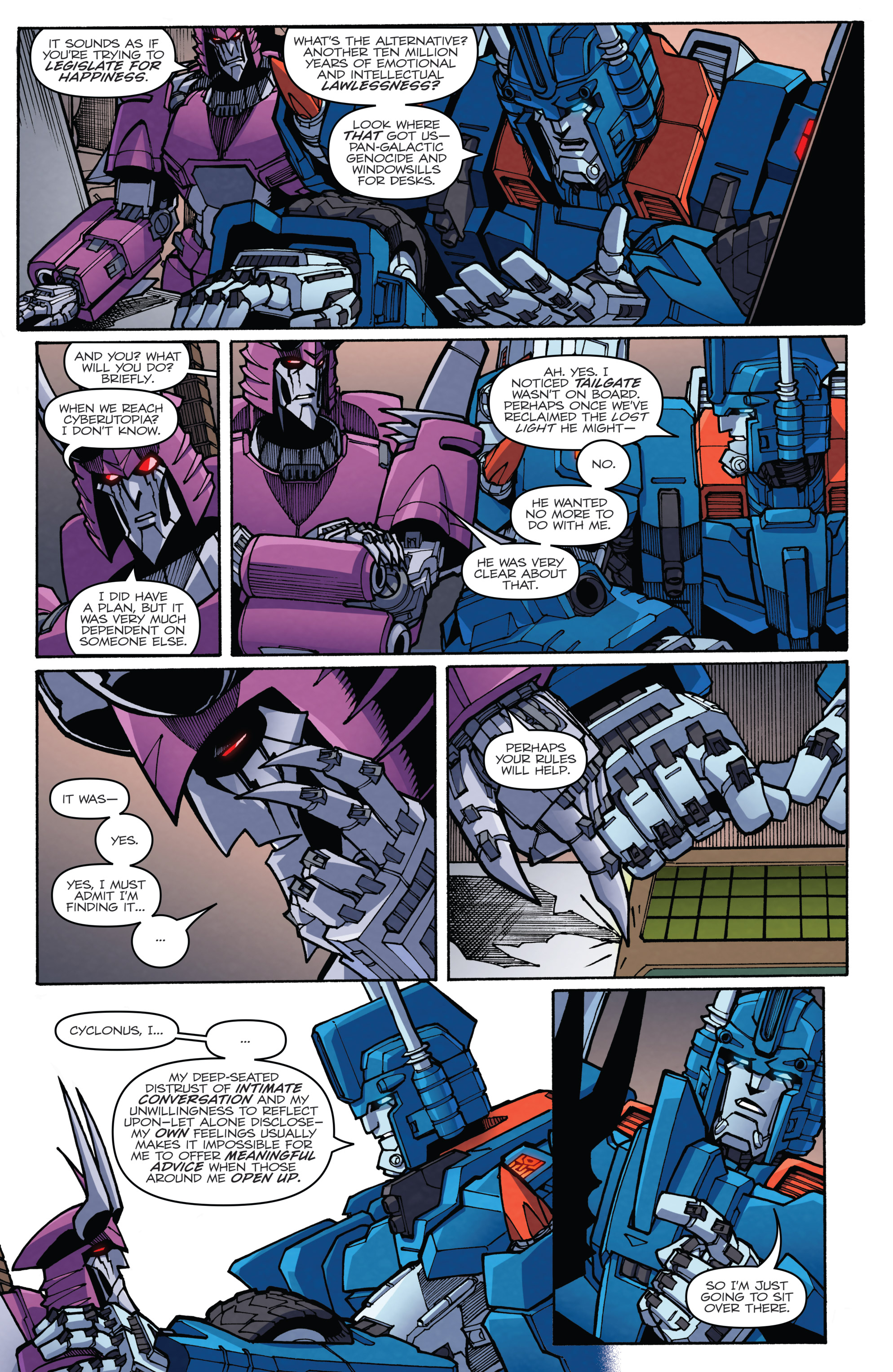 Read online Transformers: Lost Light comic -  Issue #13 - 14