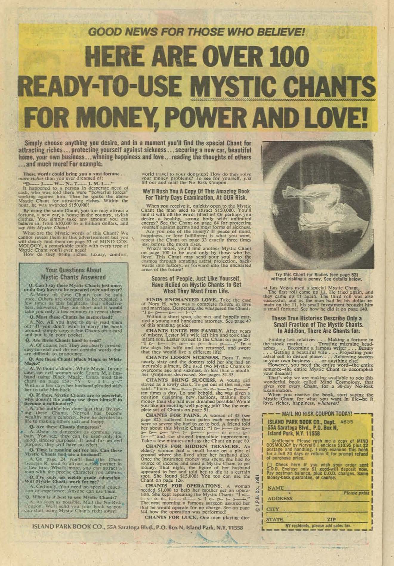 Read online Attack (1971) comic -  Issue #31 - 22