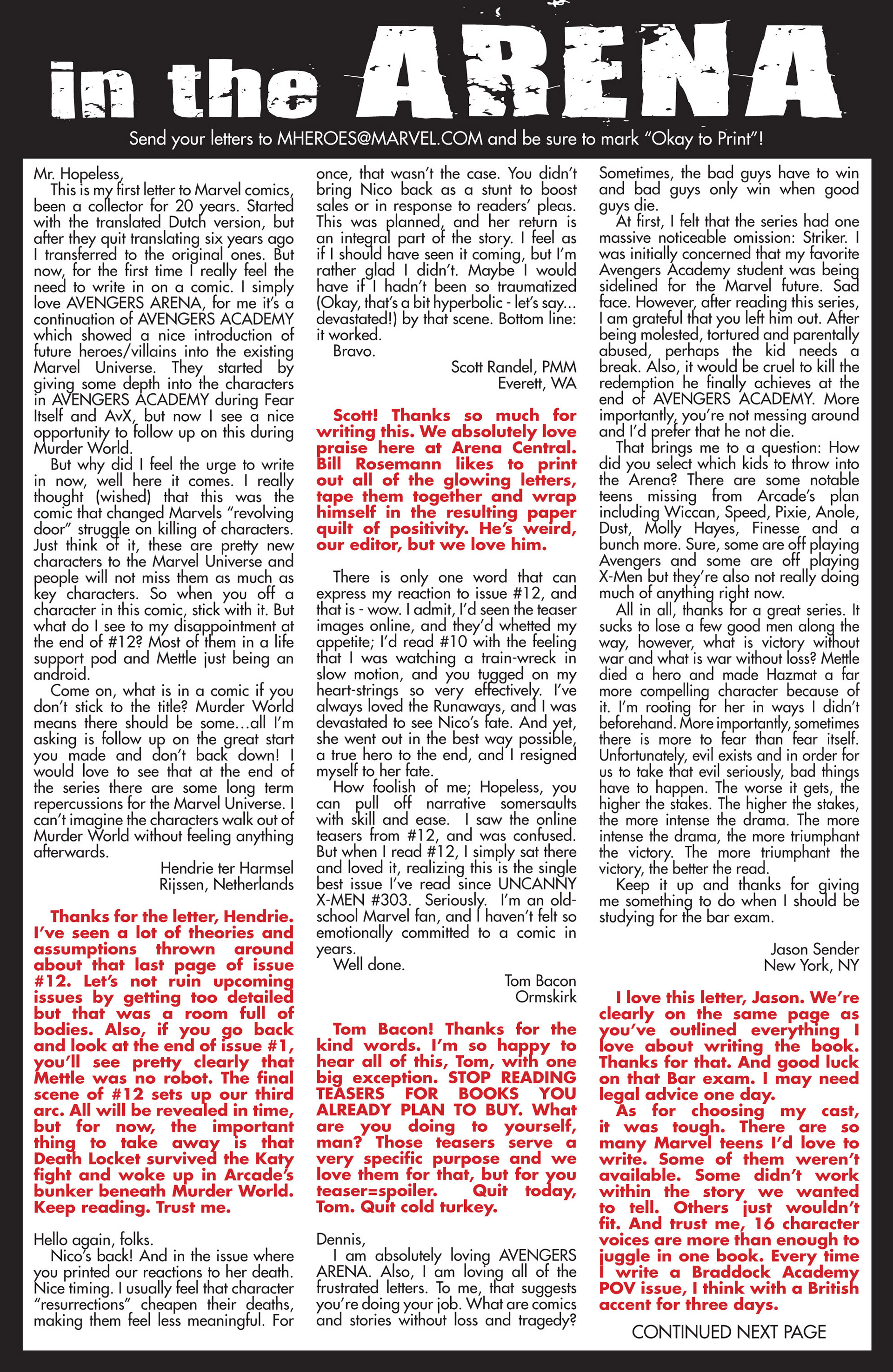 Read online Avengers Arena comic -  Issue #14 - 23