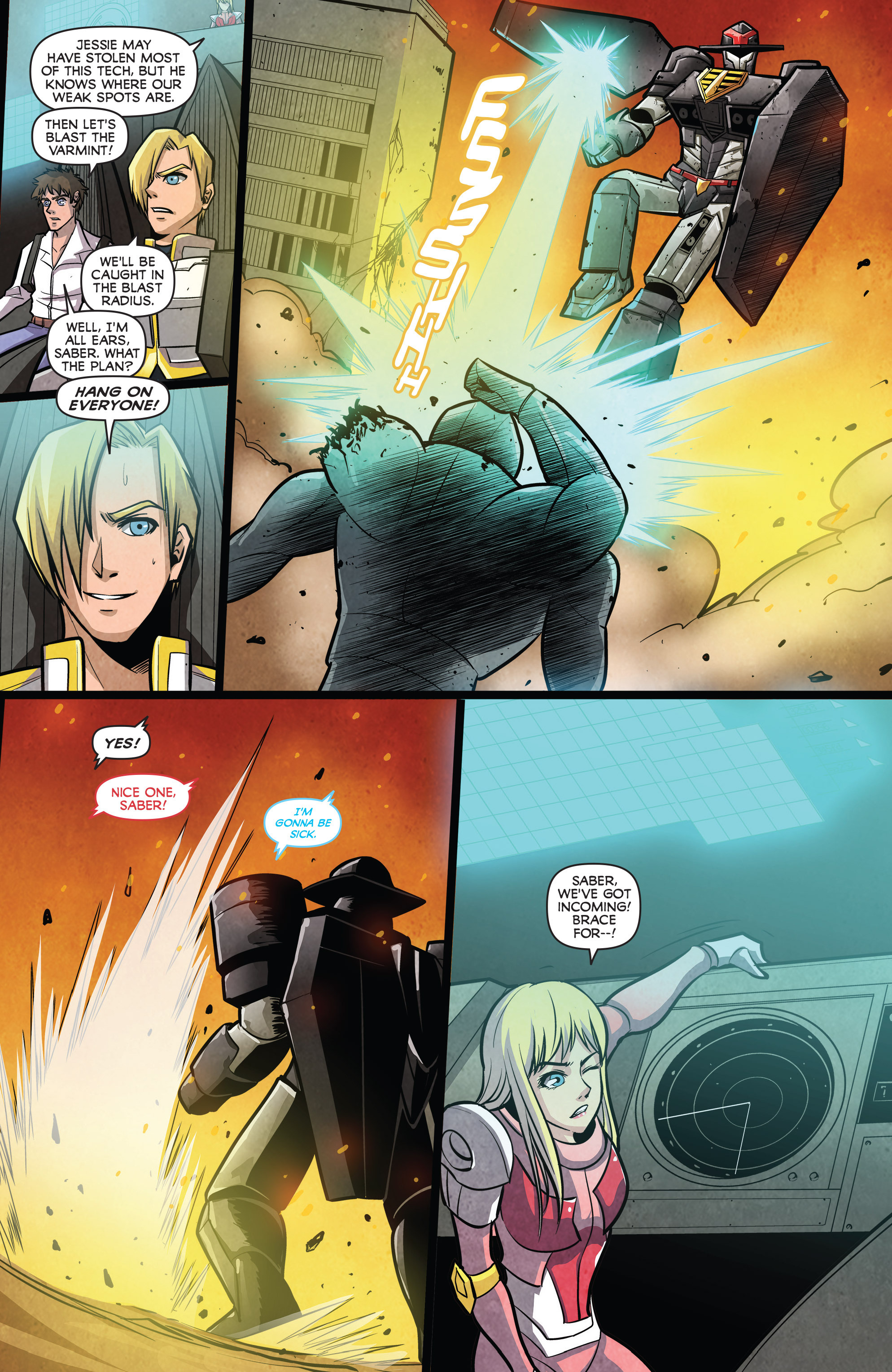 Read online Saber Rider and the Star Sheriffs comic -  Issue #4 - 18
