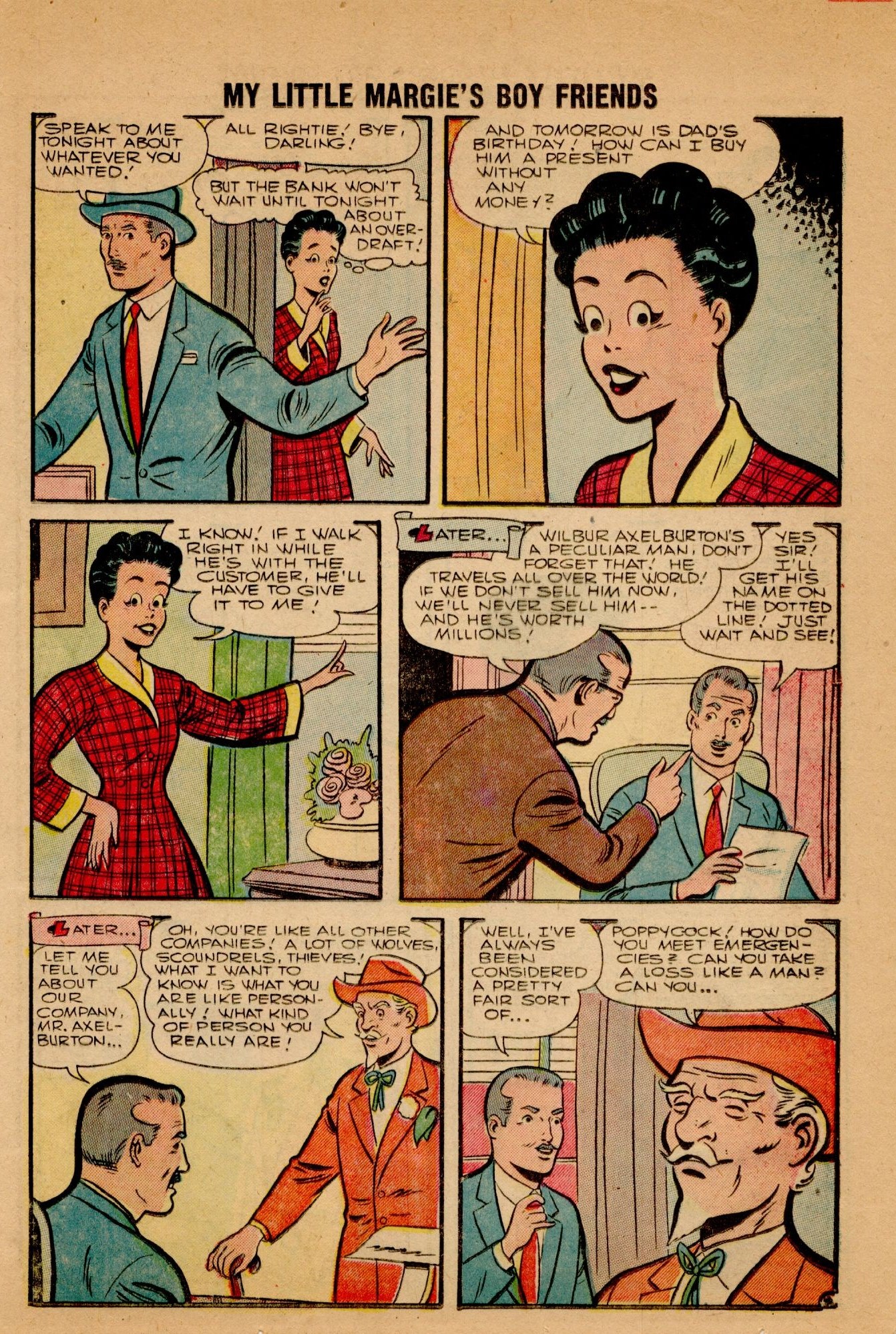 Read online My Little Margie's Boy Friends comic -  Issue #5 - 13