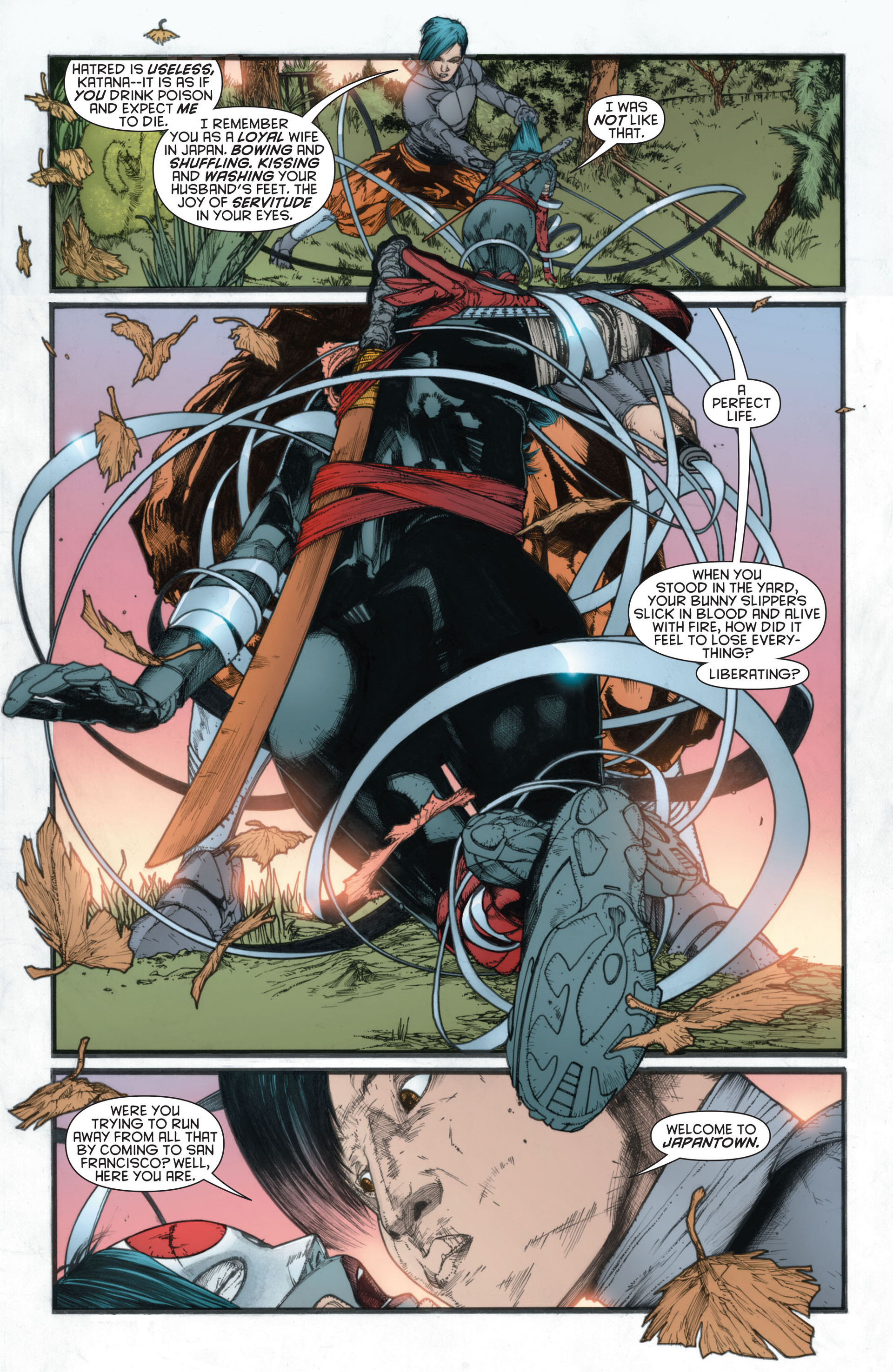 Read online Katana comic -  Issue #1 - 5