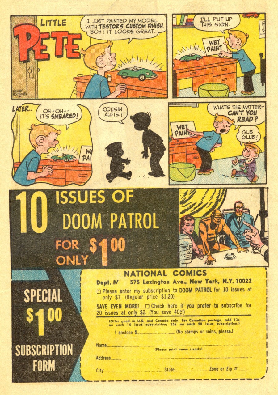 Read online Doom Patrol (1964) comic -  Issue #98 - 33