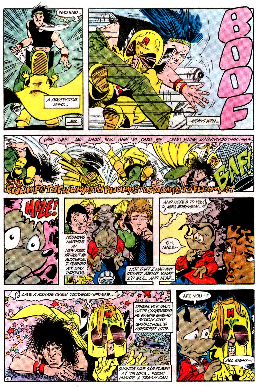 Read online 'Mazing Man comic -  Issue #1 - 7