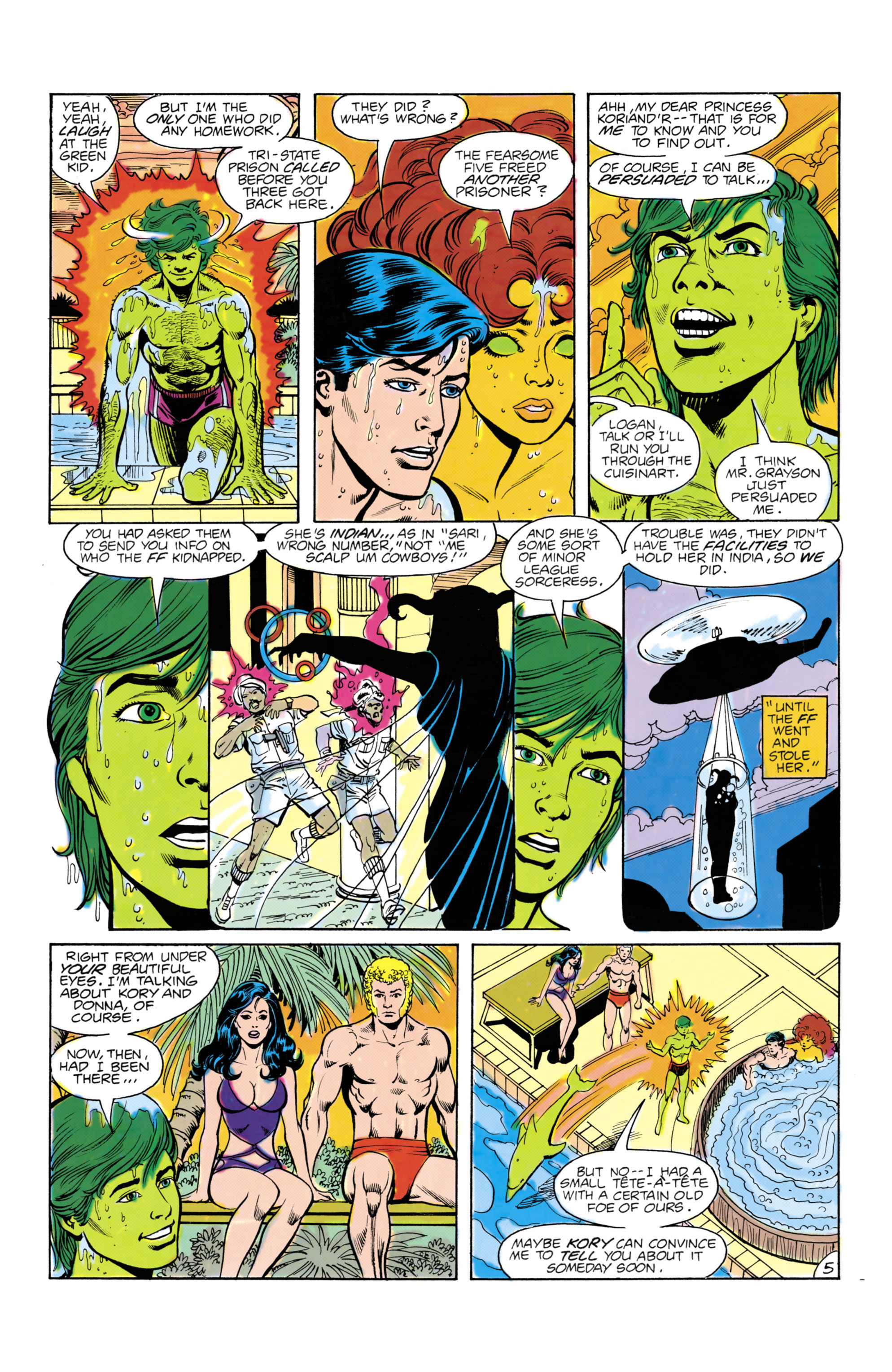 Read online Tales of the Teen Titans comic -  Issue #57 - 6