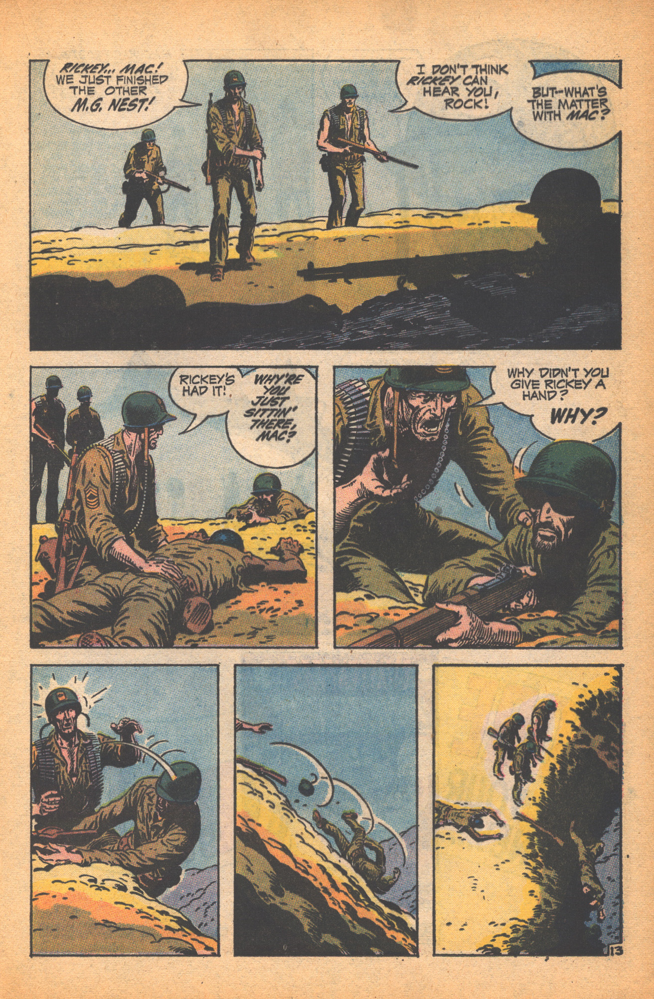 Read online Our Army at War (1952) comic -  Issue #226 - 16