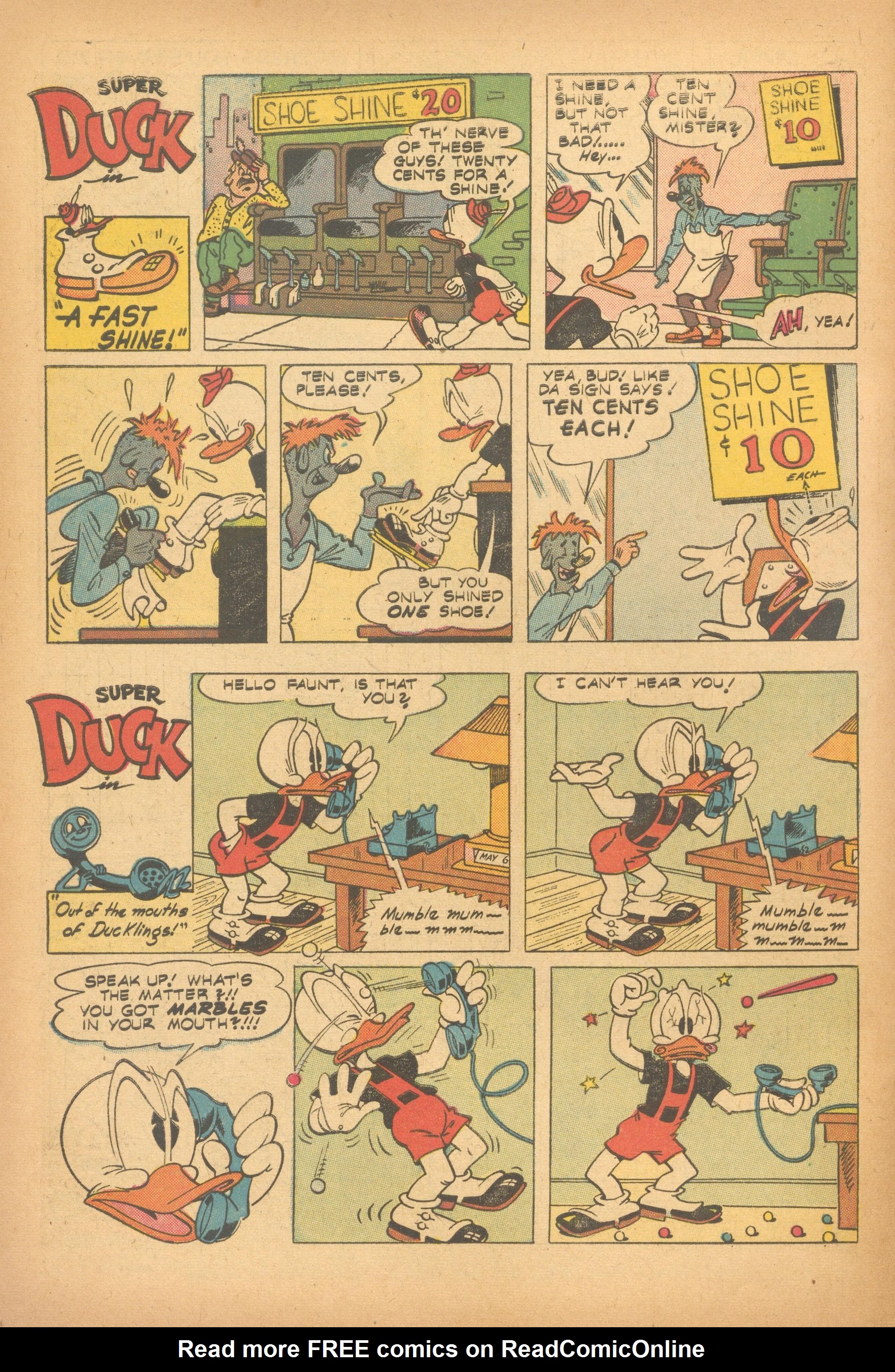 Read online Super Duck Comics comic -  Issue #61 - 4