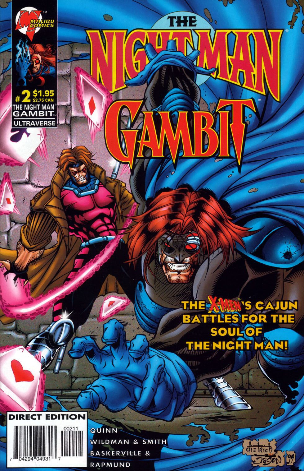 Read online The Night Man/Gambit comic -  Issue #2 - 1