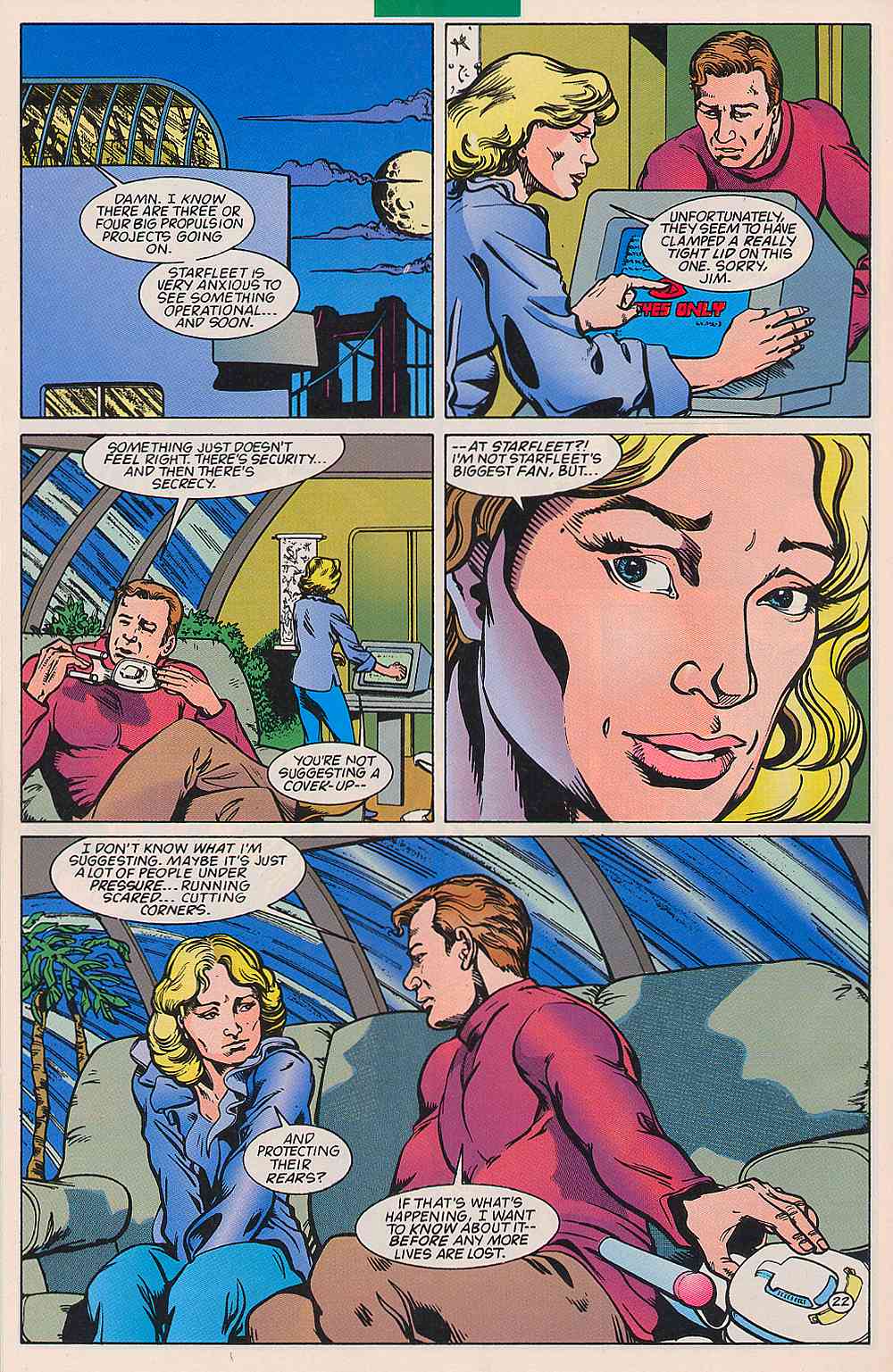 Read online Star Trek (1989) comic -  Issue #75 - 23