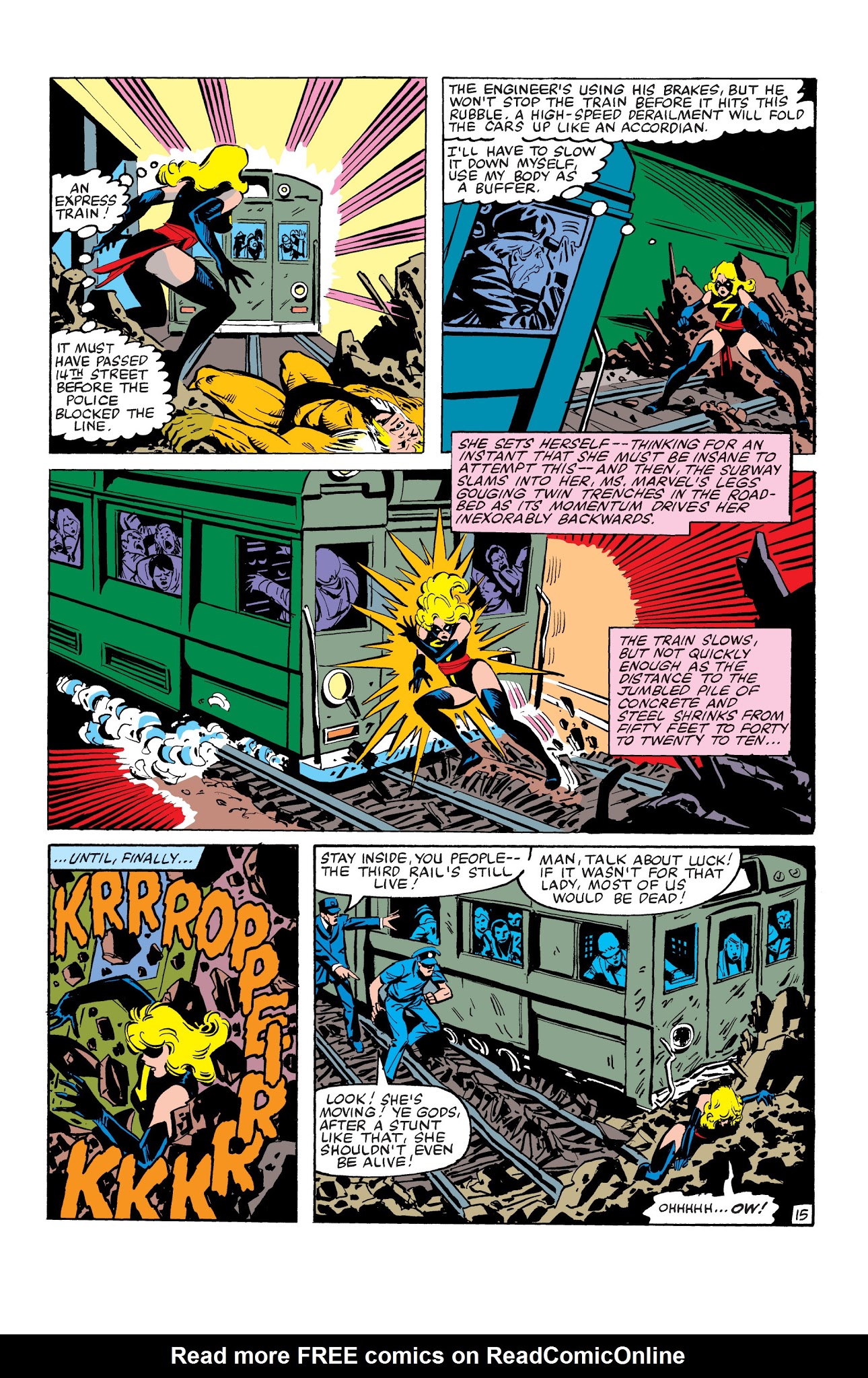 Read online Marvel Masterworks: Ms. Marvel comic -  Issue # TPB 2 - 186