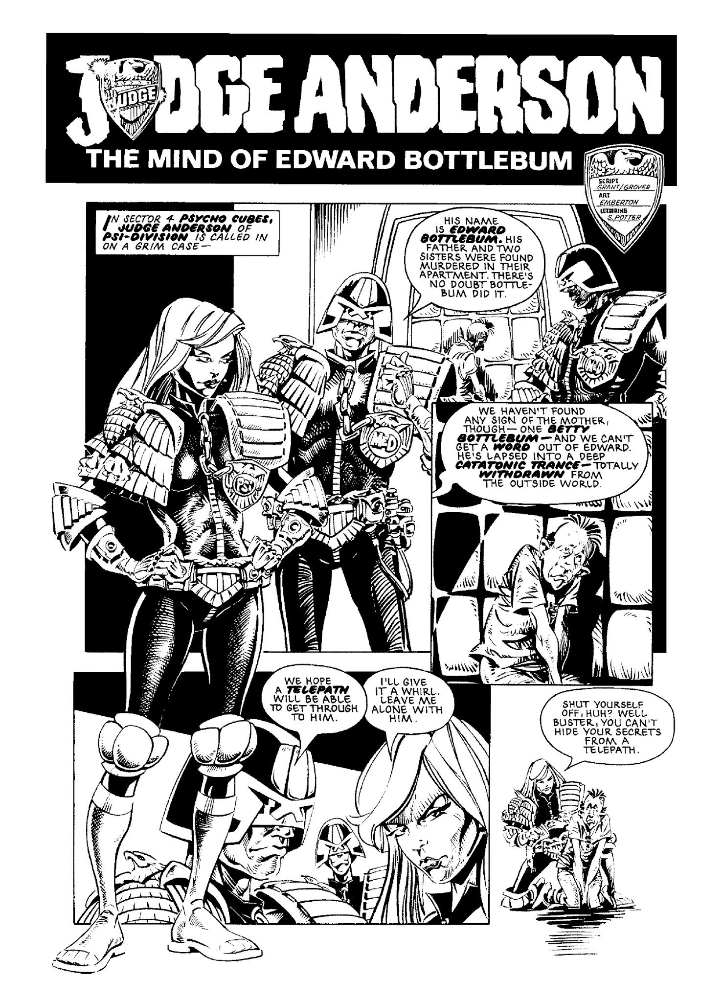 Read online Judge Anderson: The Psi Files comic -  Issue # TPB 2 - 276