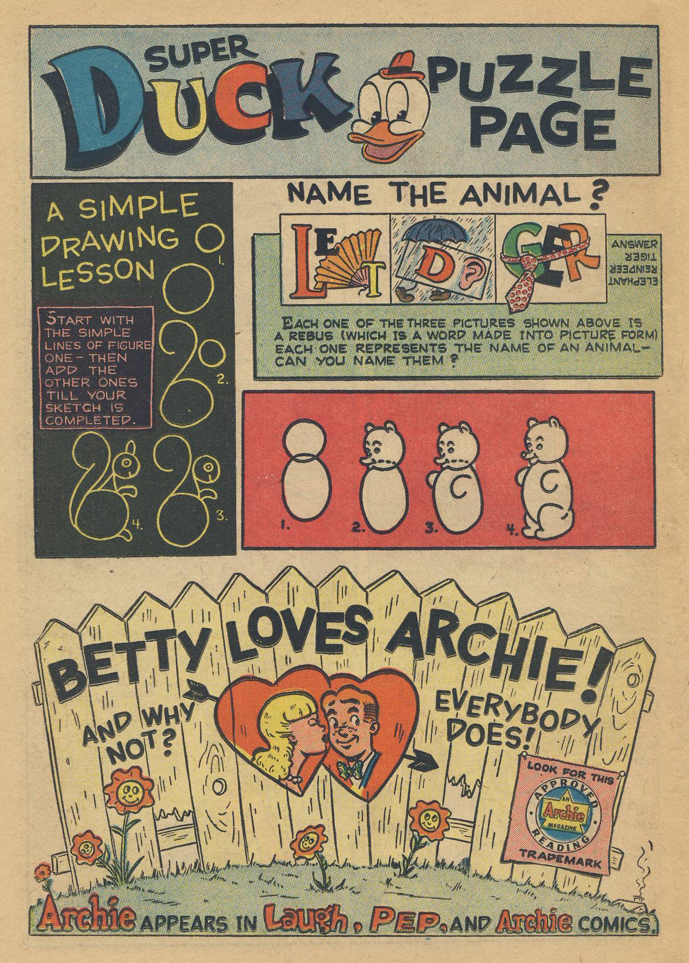 Read online Super Duck Comics comic -  Issue #28 - 32