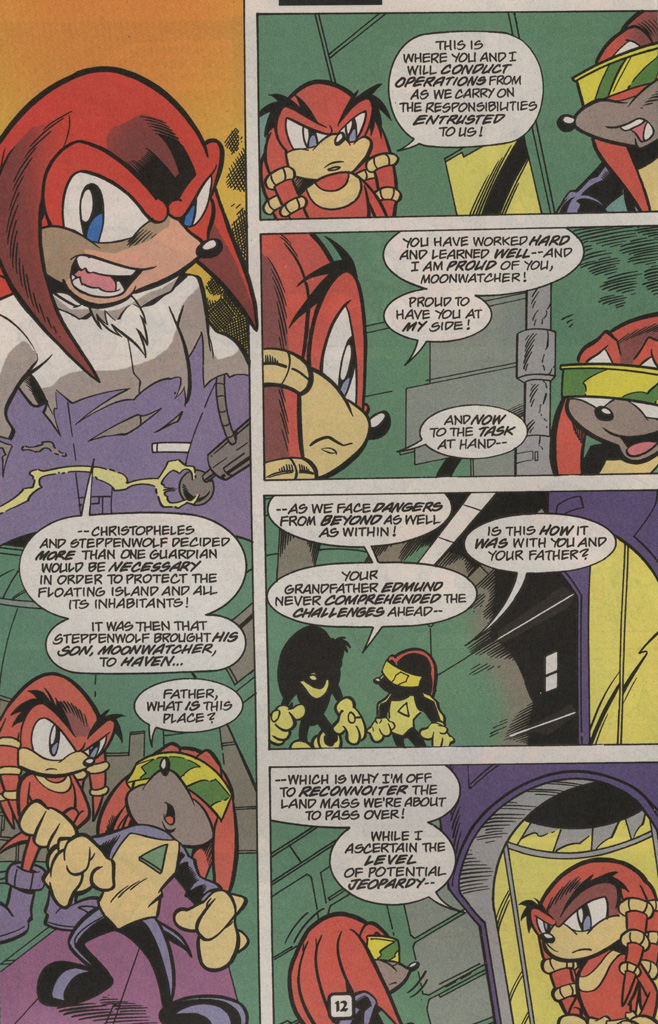 Read online Knuckles the Echidna comic -  Issue #25 - 16