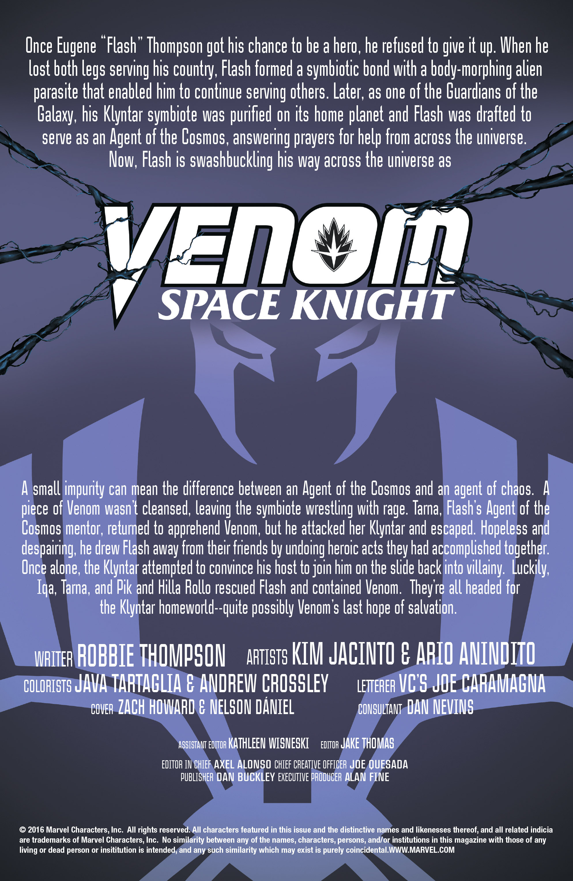 Read online Venom: Space Knight comic -  Issue #10 - 2