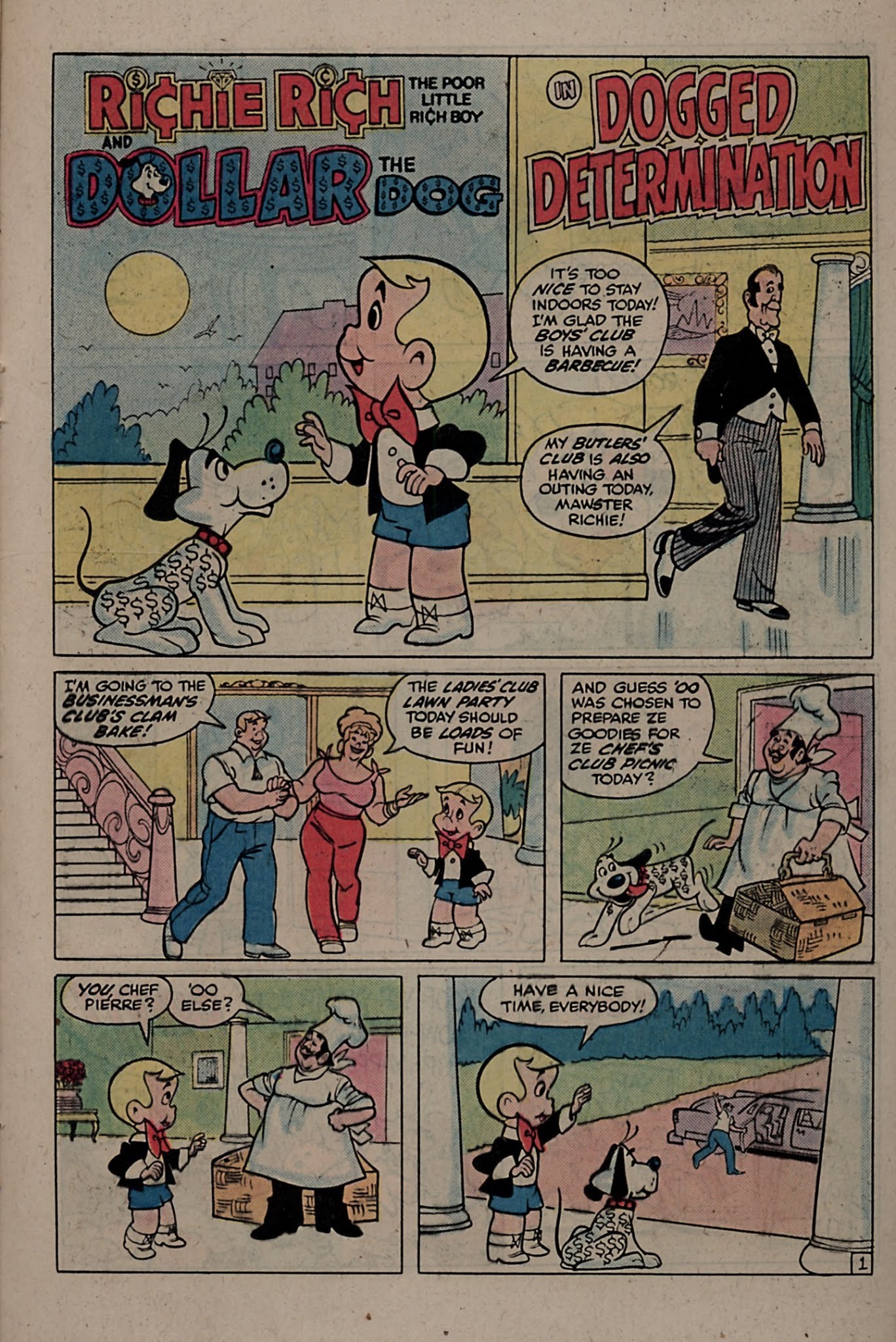 Read online Richie Rich & Dollar the Dog comic -  Issue #16 - 20