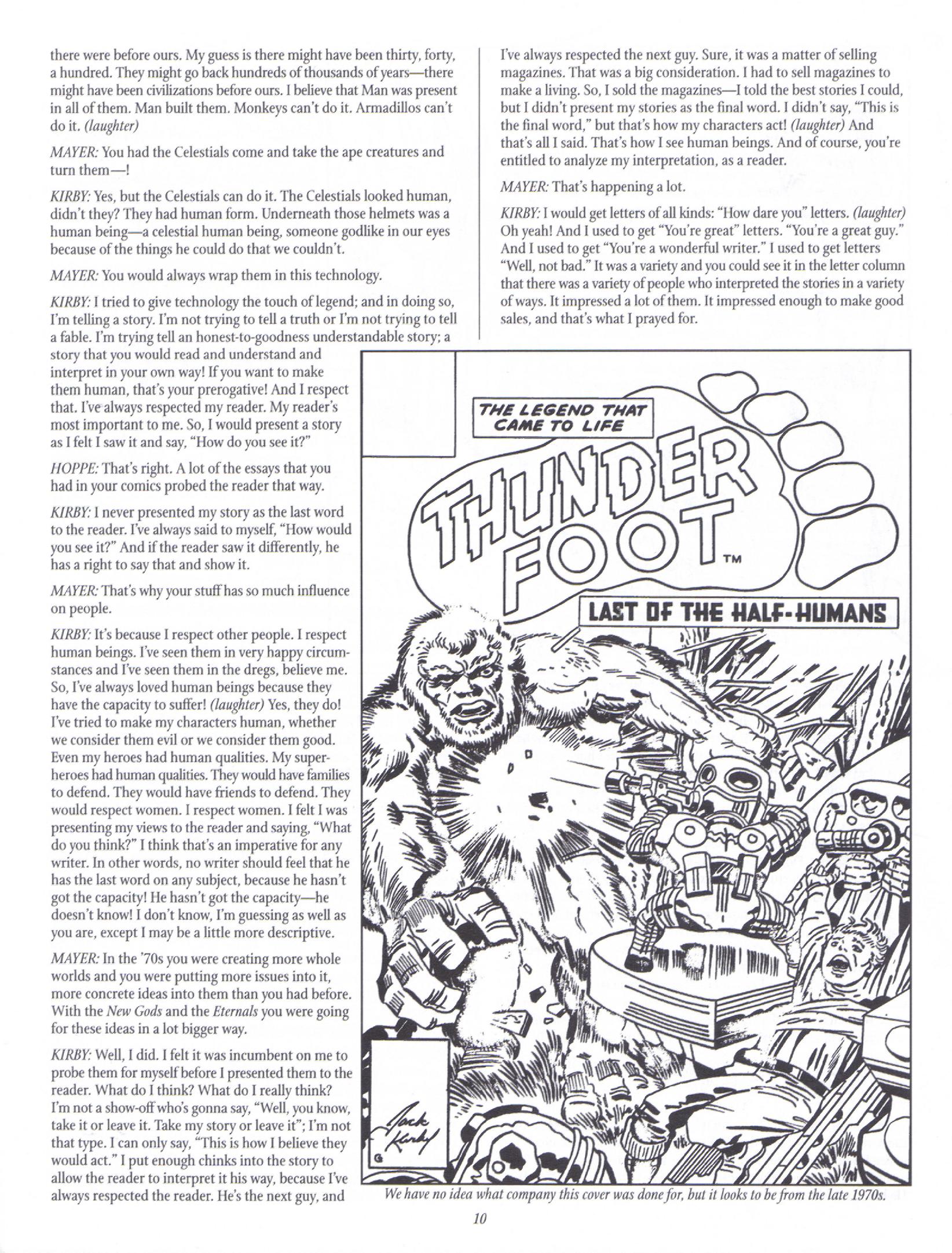 Read online The Jack Kirby Collector comic -  Issue #21 - 10