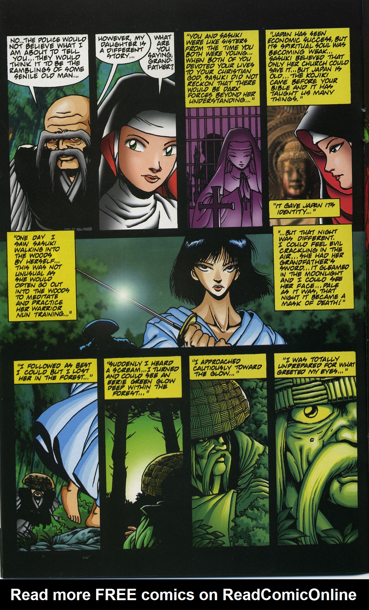 Read online Warrior Nun Areala: Rituals comic -  Issue #2 - 9